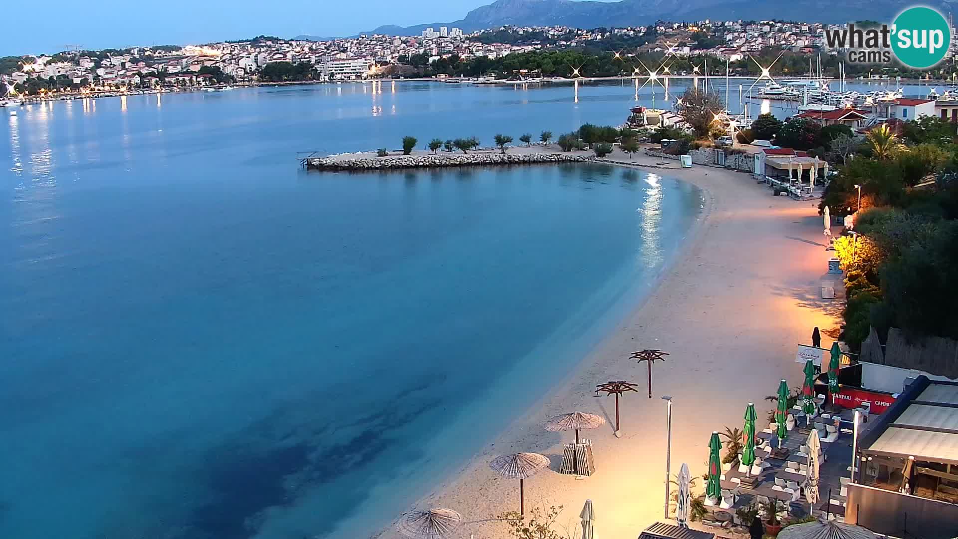 Webcam Playa de Podstrana – Vista en directo desde Hotel Split