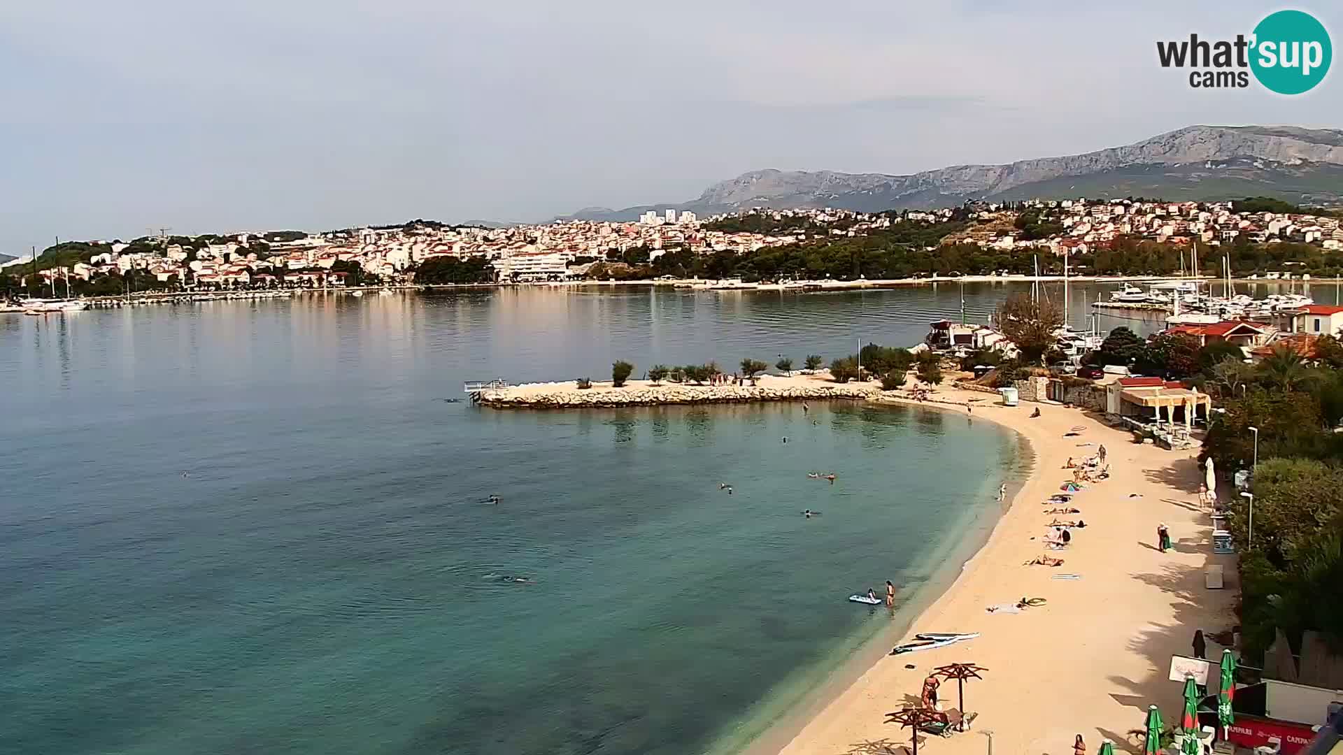 Webcam plage de Podstrana – Vue en direct depuis Hotel Split
