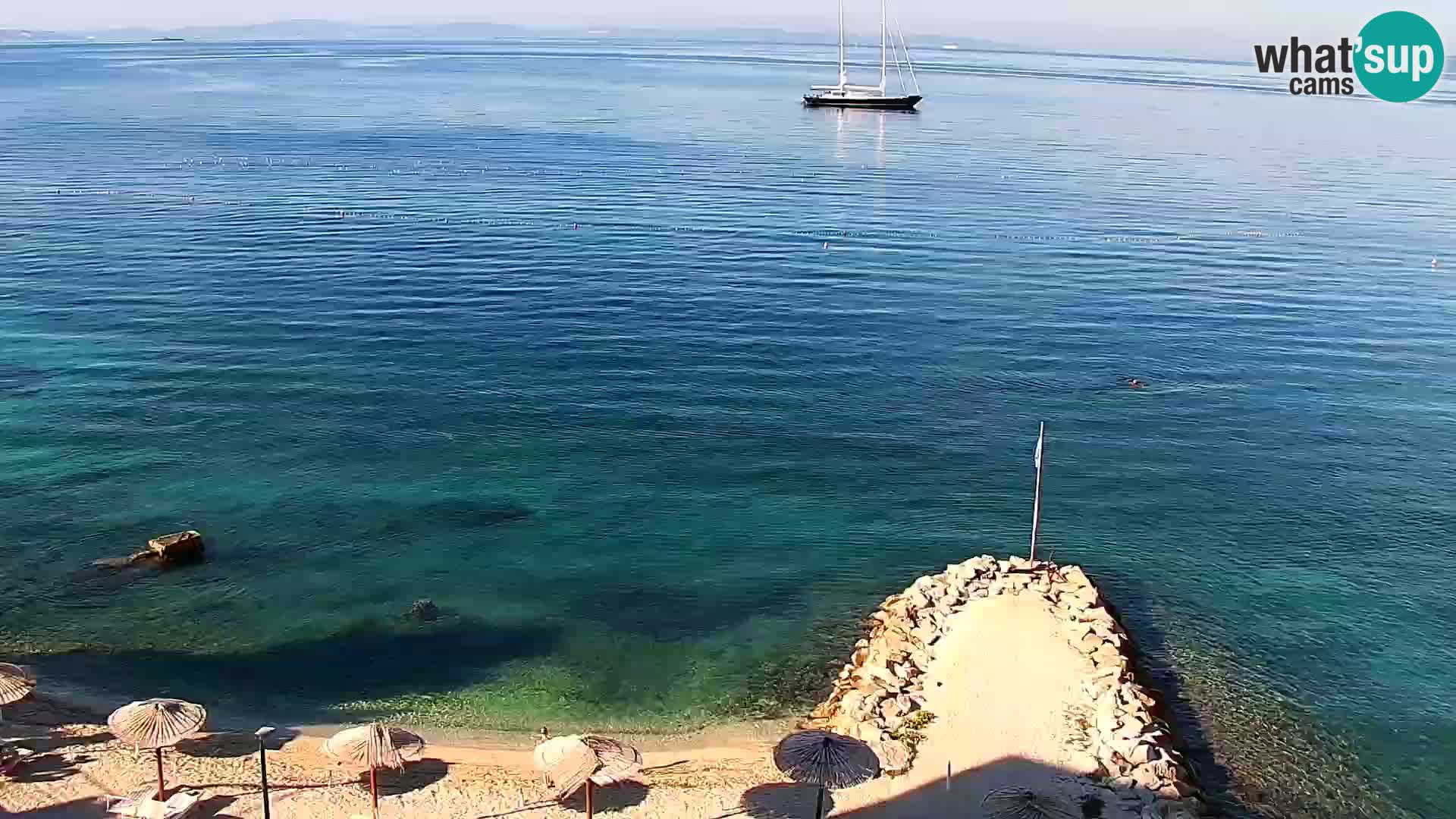 Webcam plage de Podstrana – Vue en direct depuis Hotel Split
