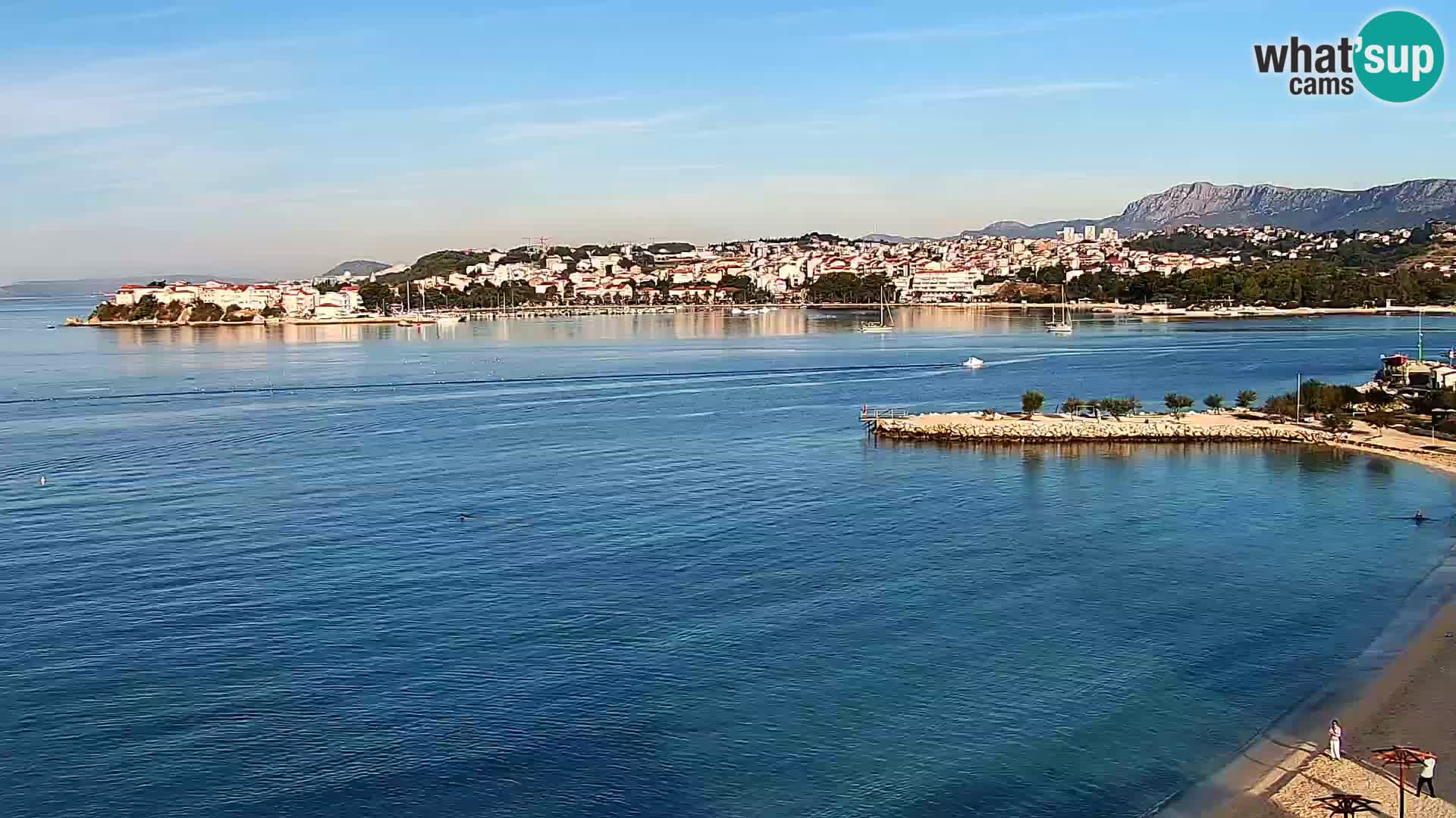 Webcam plage de Podstrana – Vue en direct depuis Hotel Split