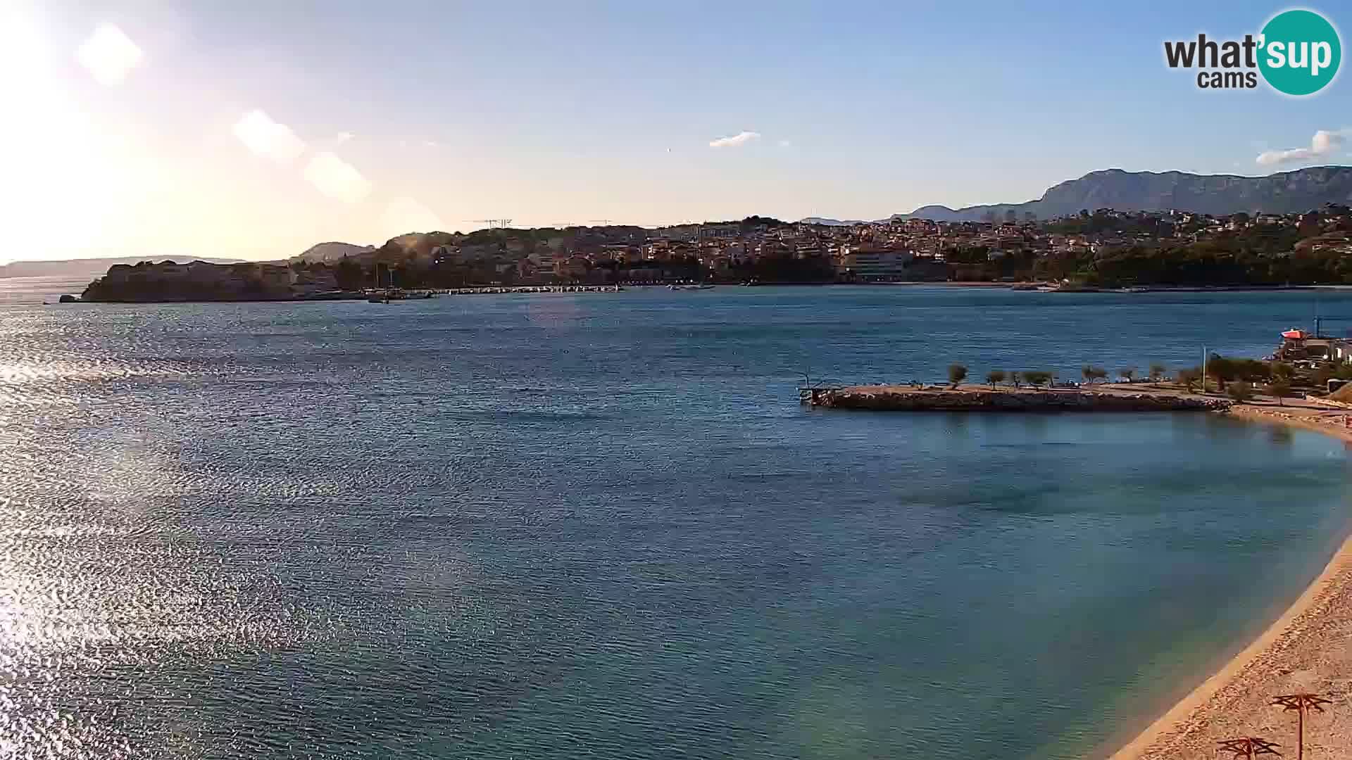 Web kamera Plaža Podstrana – Pogled uživo