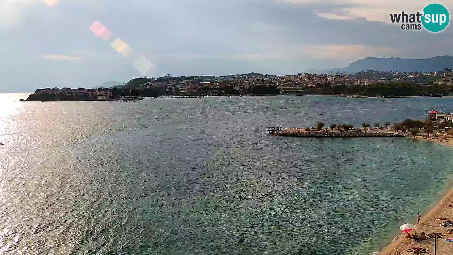 Webcam plage de Podstrana – Vue en direct depuis Hotel Split