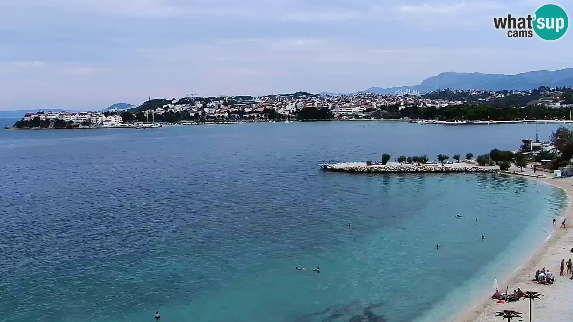 Webcam plage de Podstrana – Vue en direct depuis Hotel Split