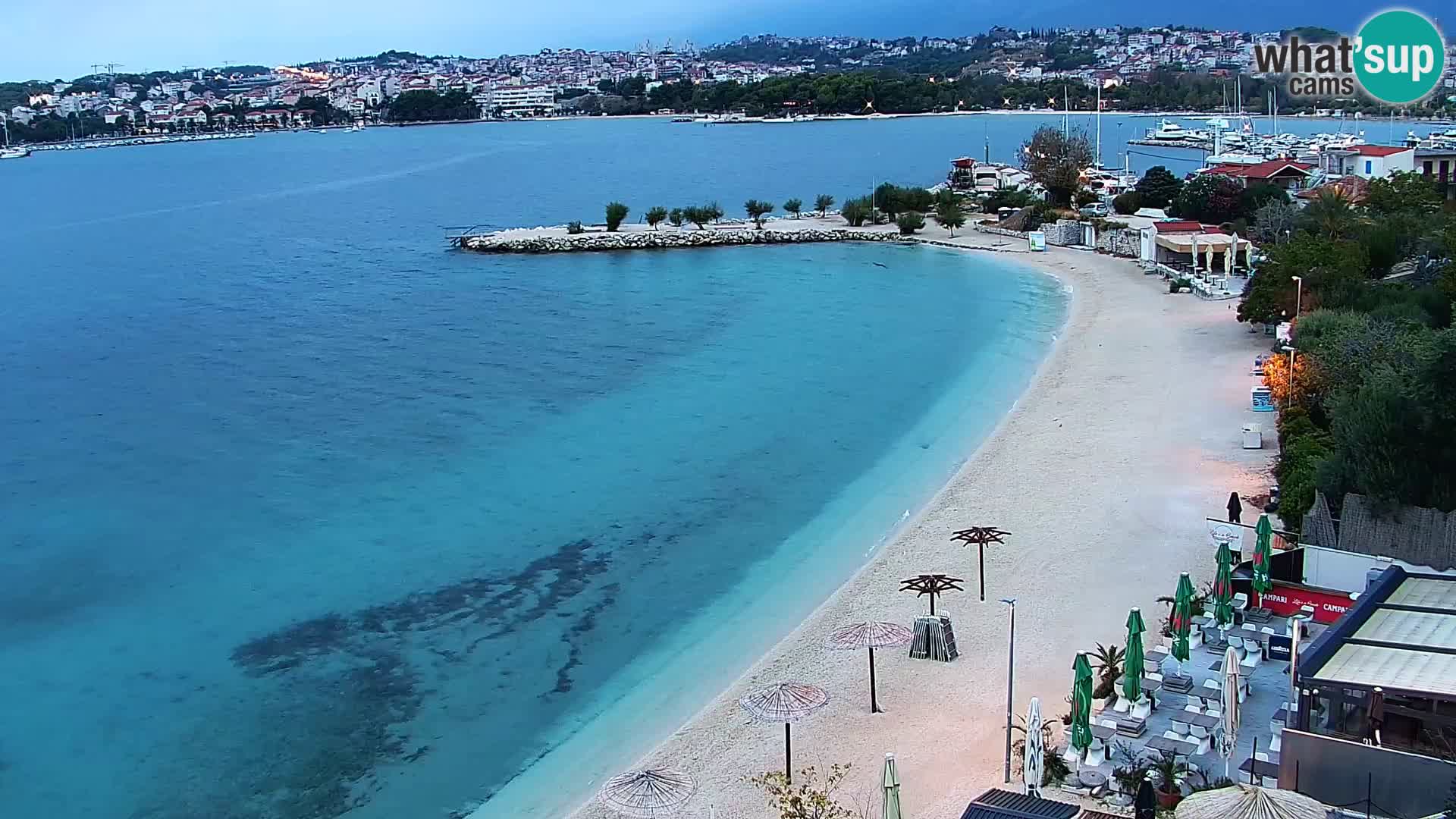 Web kamera Plaža Podstrana – Pogled uživo