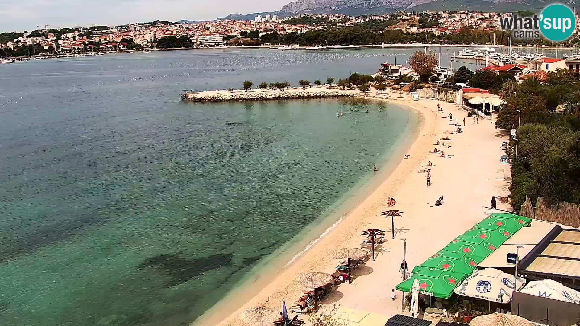Podstrana Strand Webcam – Liveblick vom Hotel Split