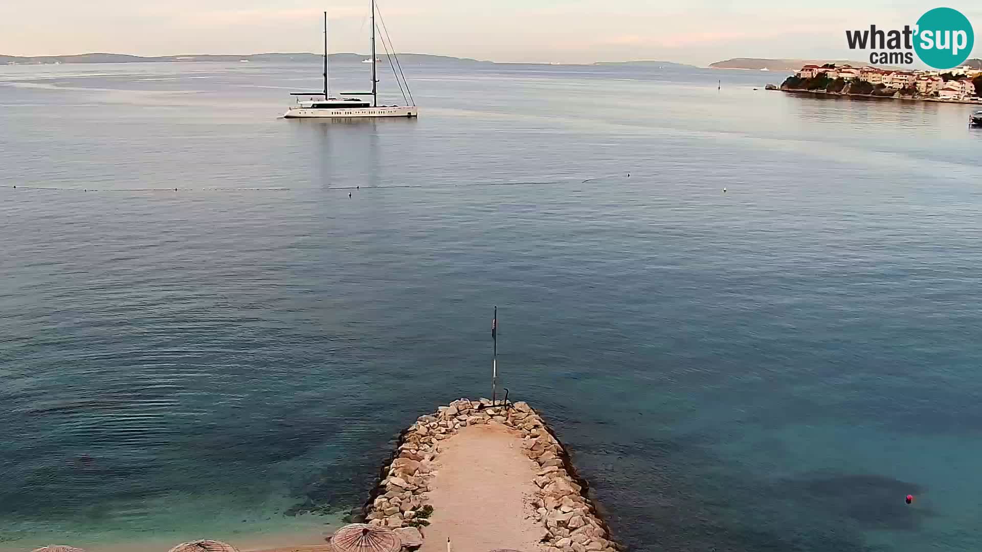 Podstrana Beach Webcam – Live View from Hotel Split