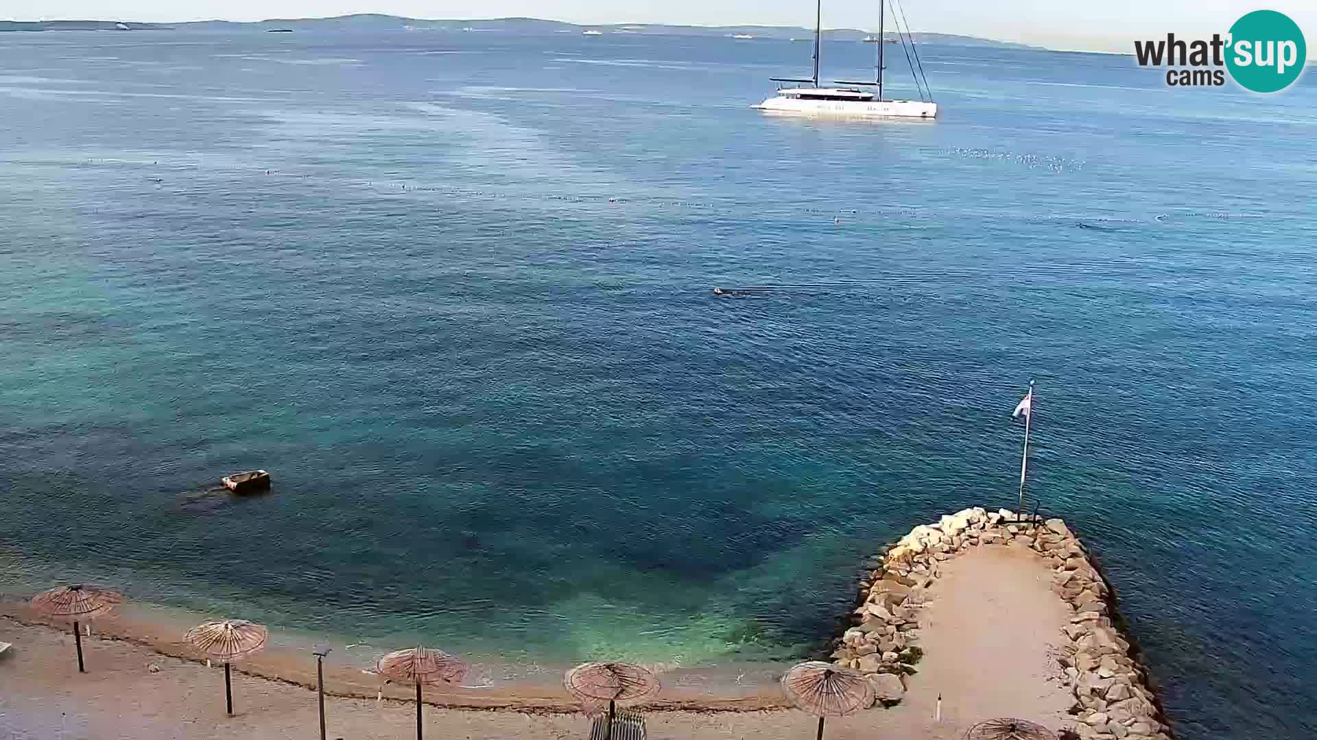 Webcam Playa de Podstrana – Vista en directo desde Hotel Split