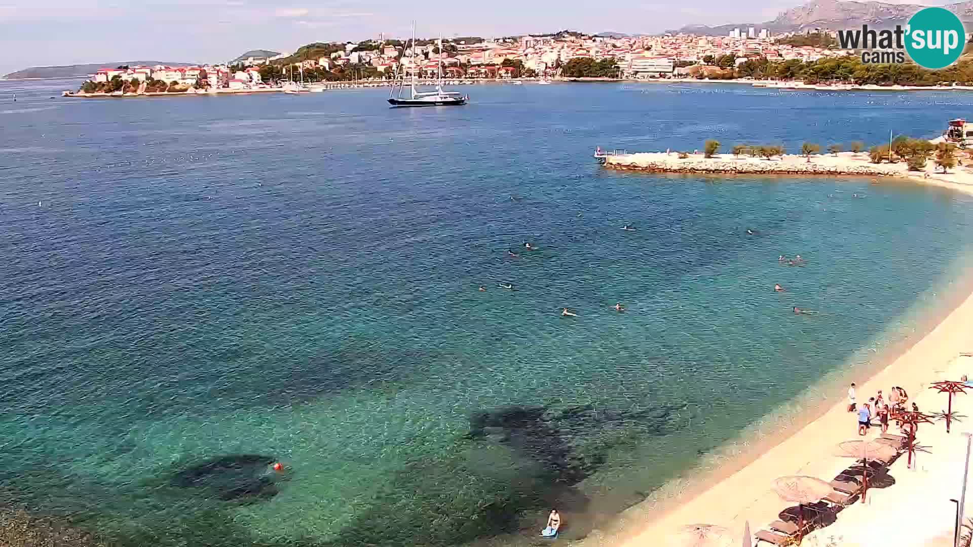 Web kamera Plaža Podstrana – Pogled uživo