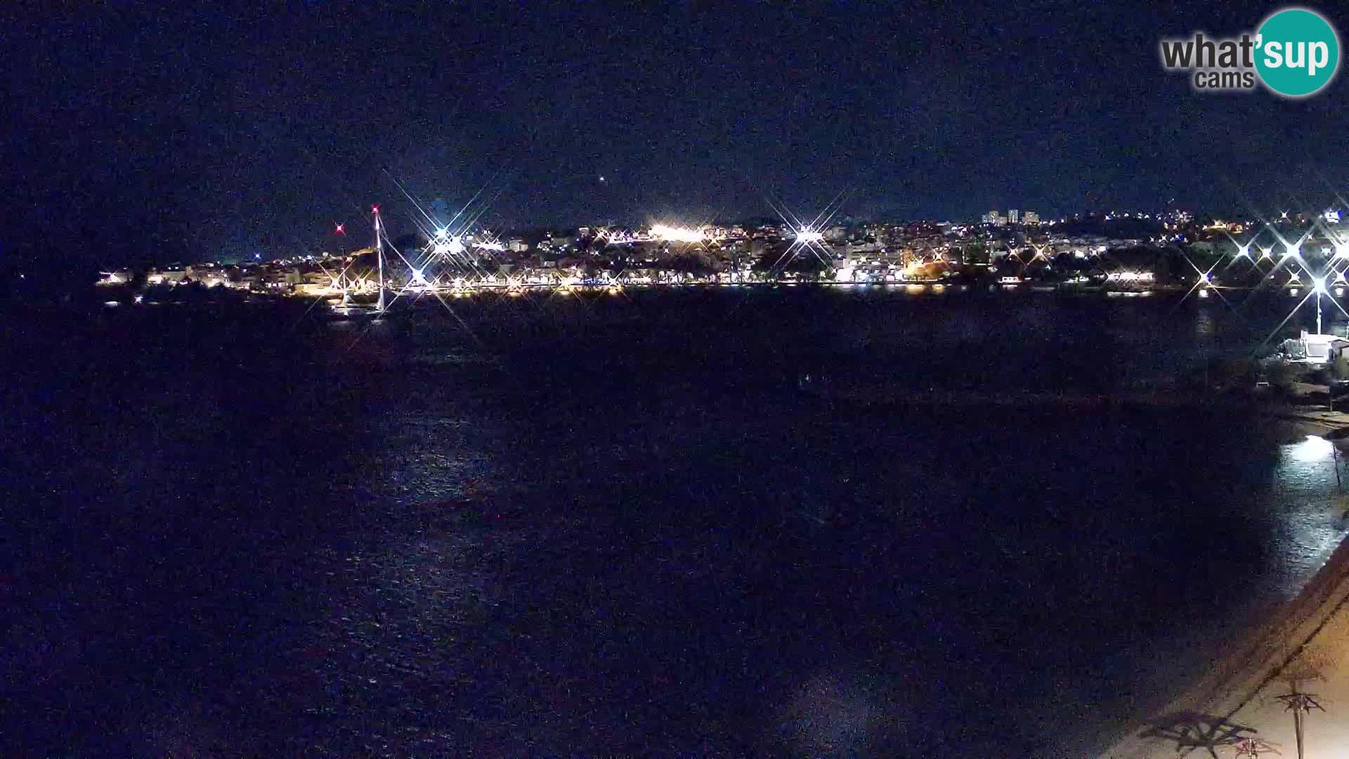 Webcam Playa de Podstrana – Vista en directo desde Hotel Split