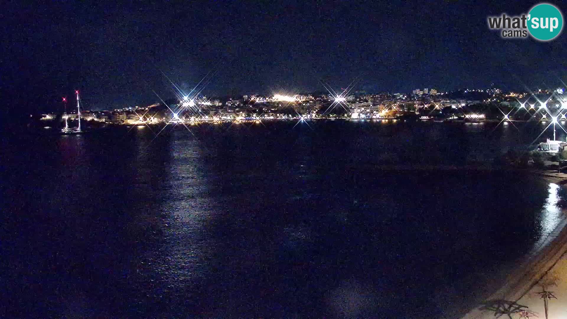 Webcam Playa de Podstrana – Vista en directo desde Hotel Split