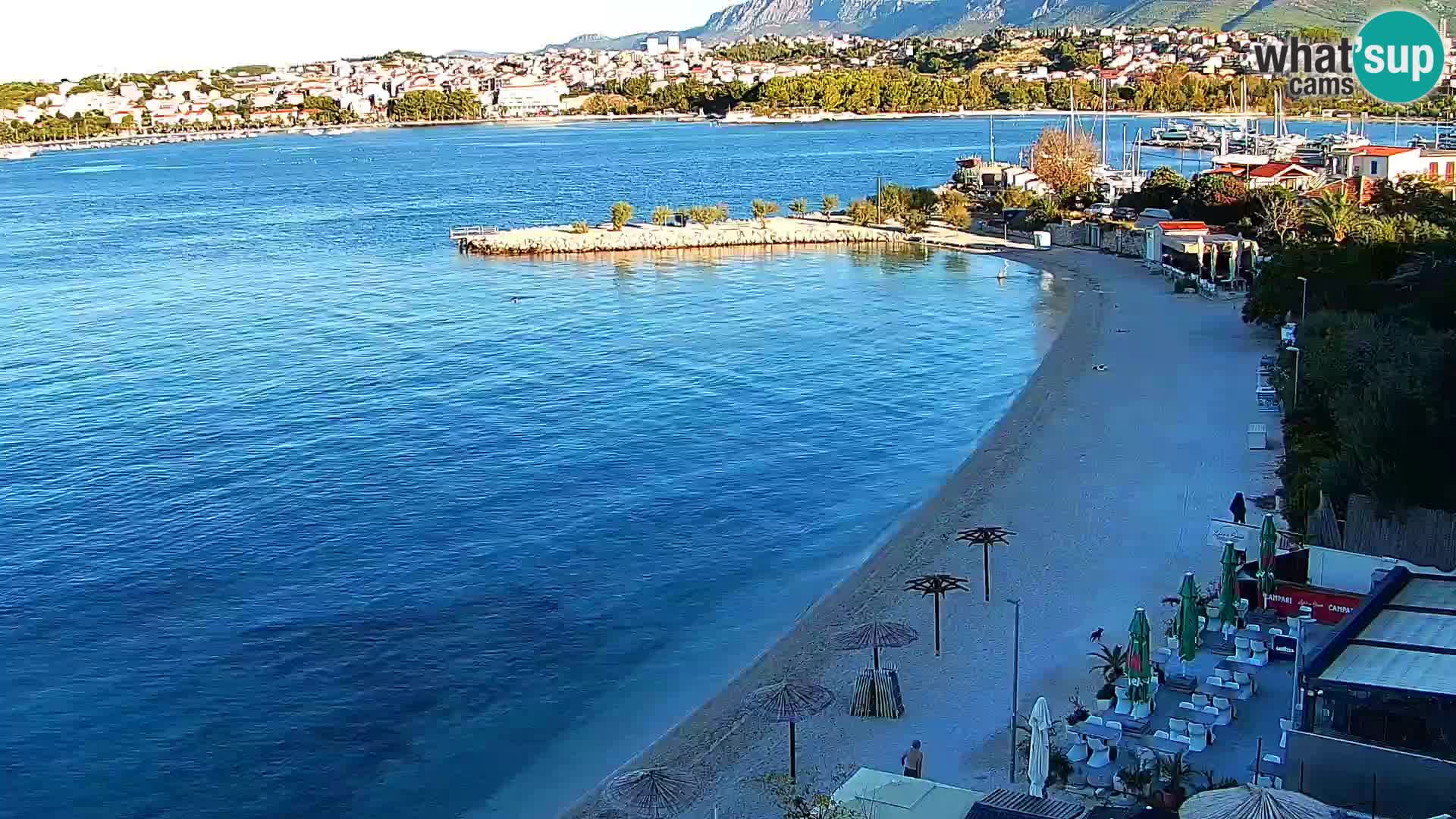 Webcam plage de Podstrana – Vue en direct depuis Hotel Split