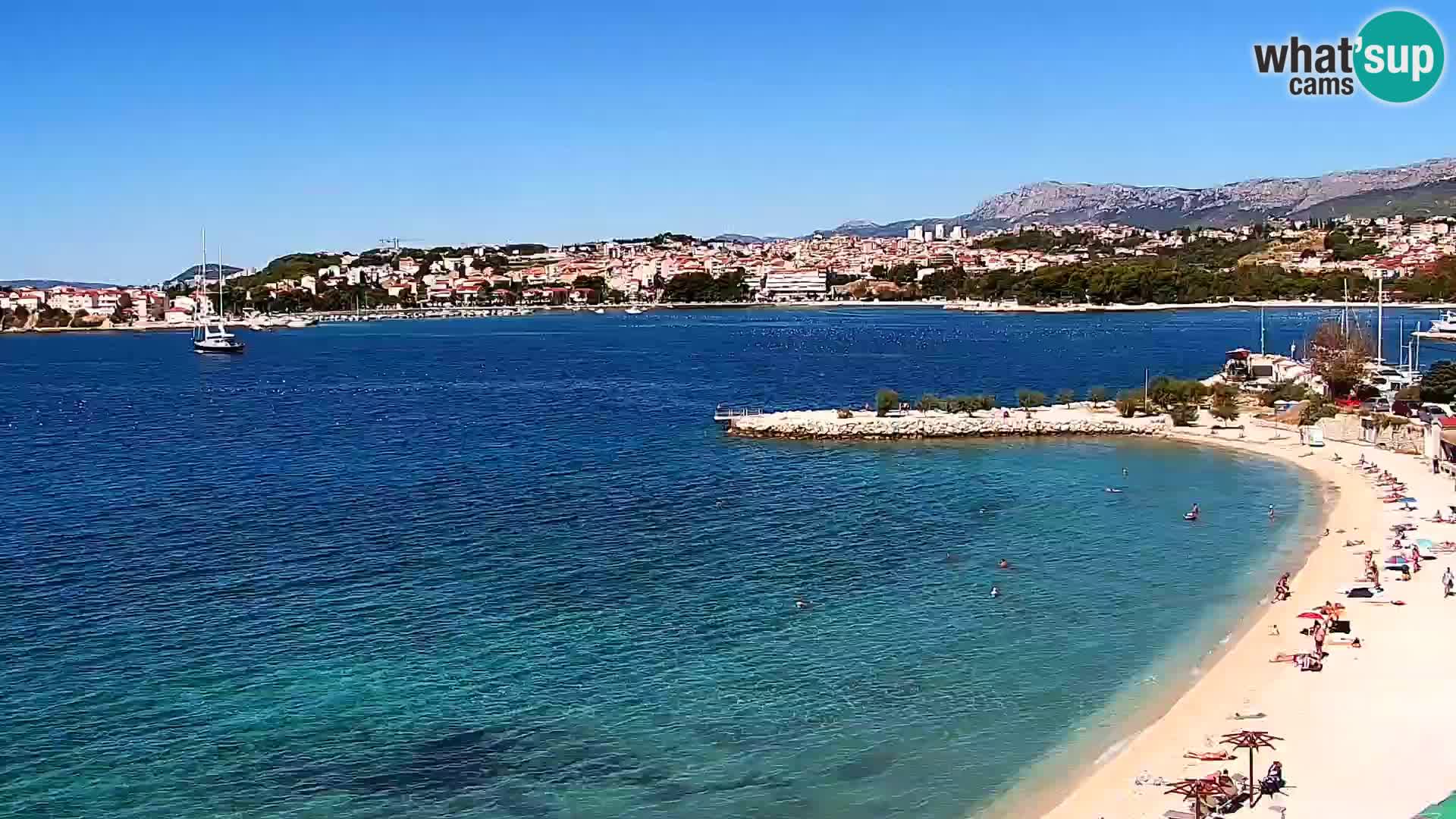 Podstrana Strand Webcam – Liveblick vom Hotel Split
