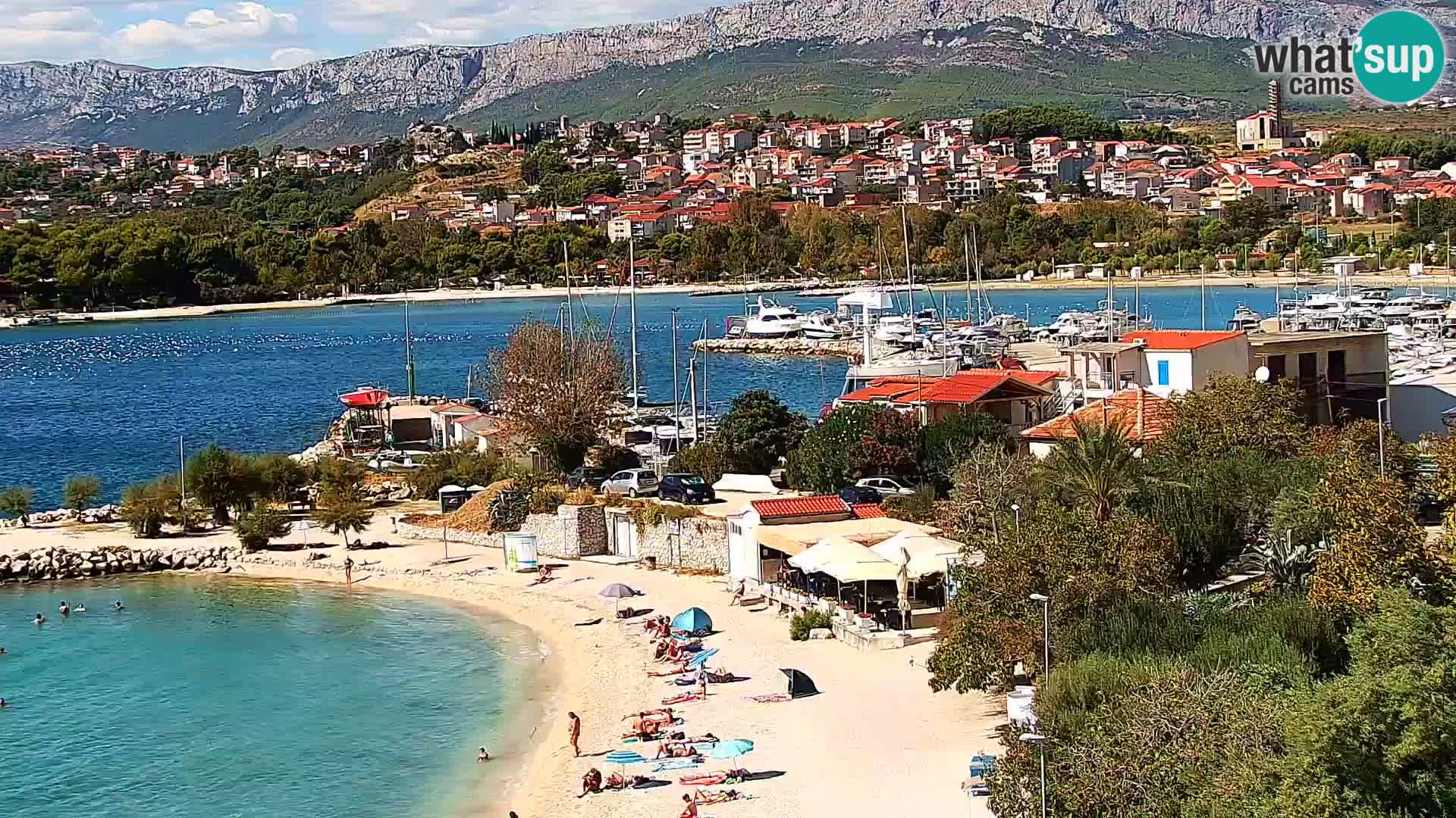 Podstrana Strand Webcam – Liveblick vom Hotel Split