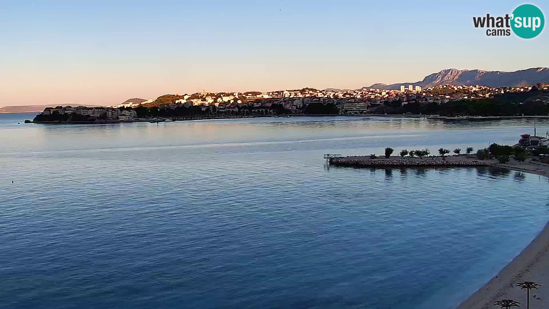 Podstrana Strand Webcam – Liveblick vom Hotel Split