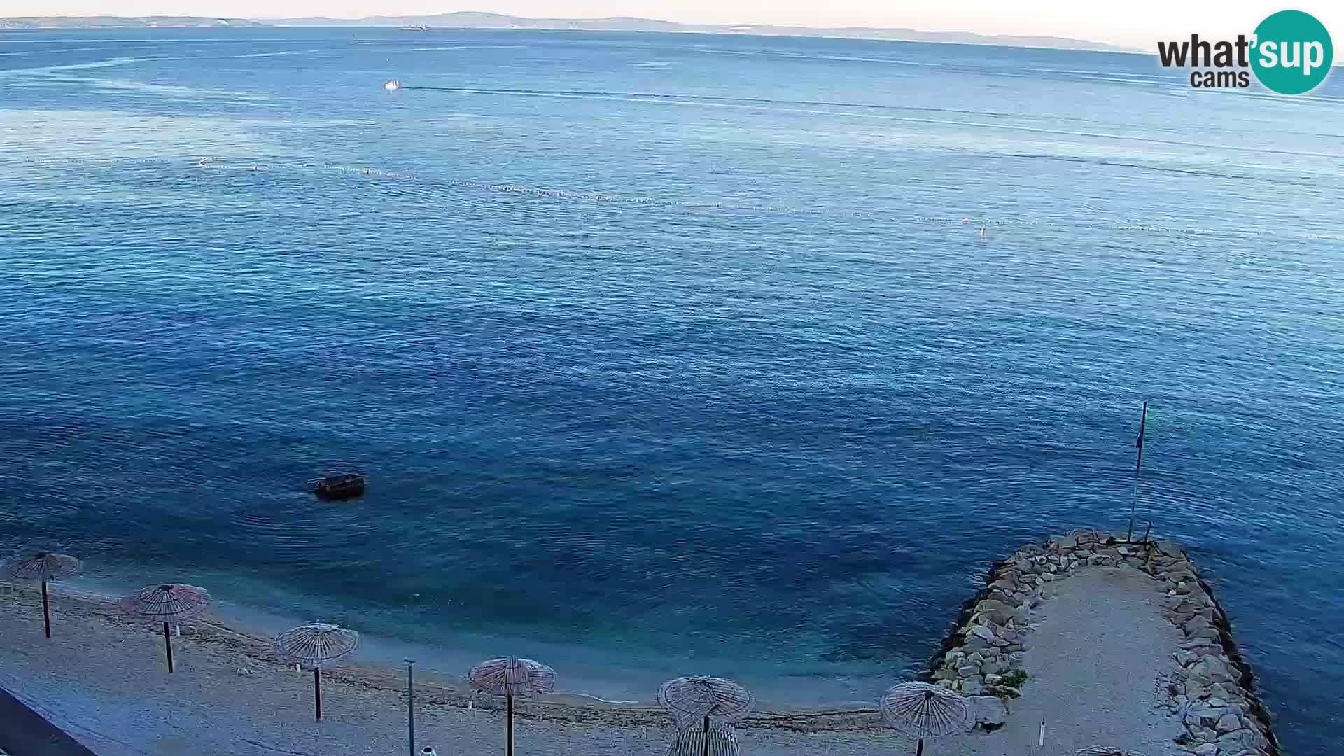 Podstrana Strand Webcam – Liveblick vom Hotel Split