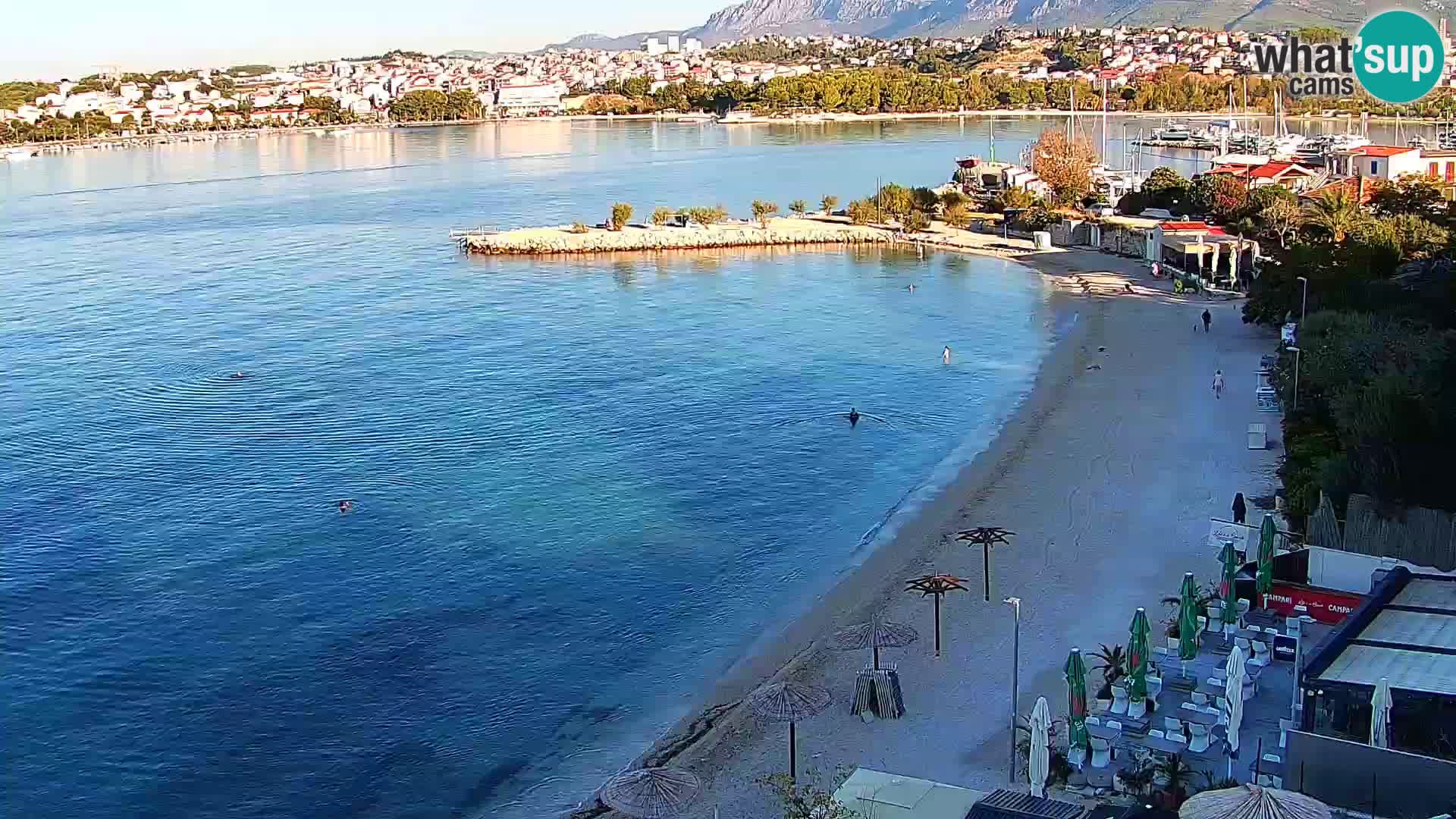 Webcam plage de Podstrana – Vue en direct depuis Hotel Split