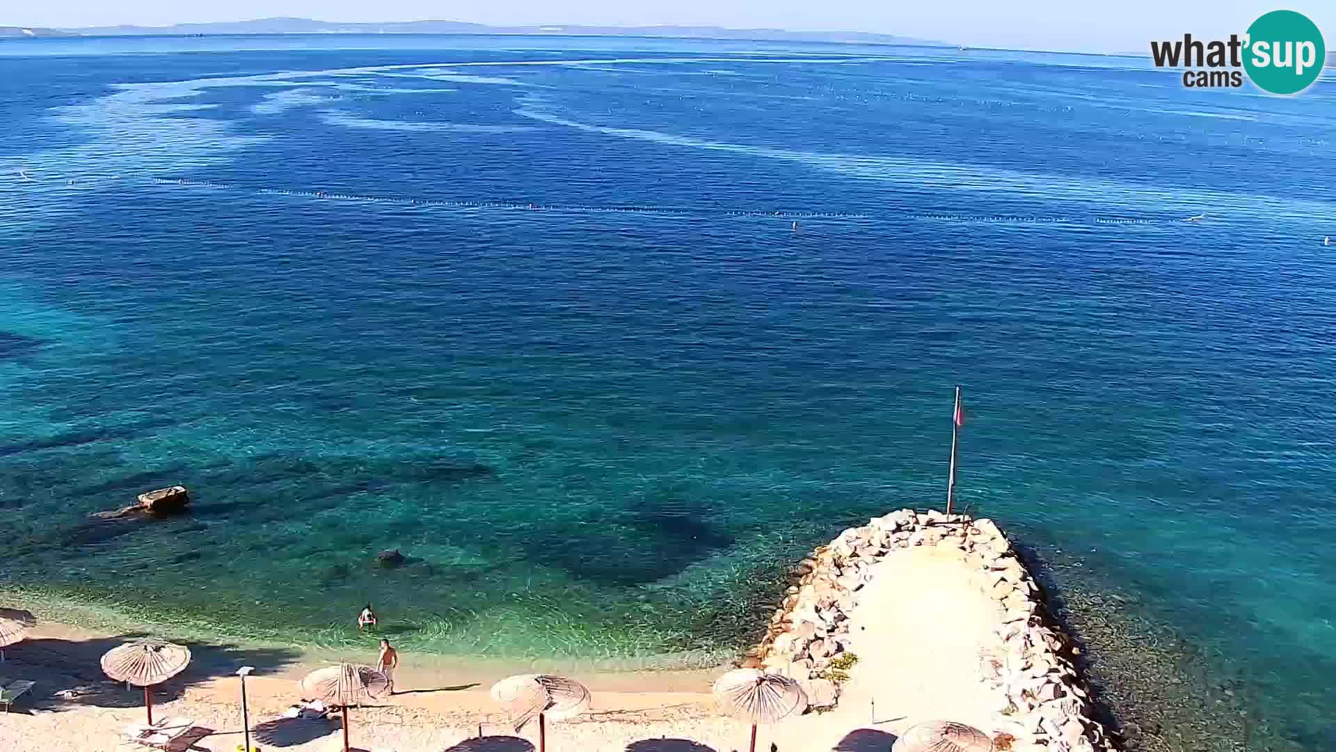 Web kamera Plaža Podstrana – Pogled uživo