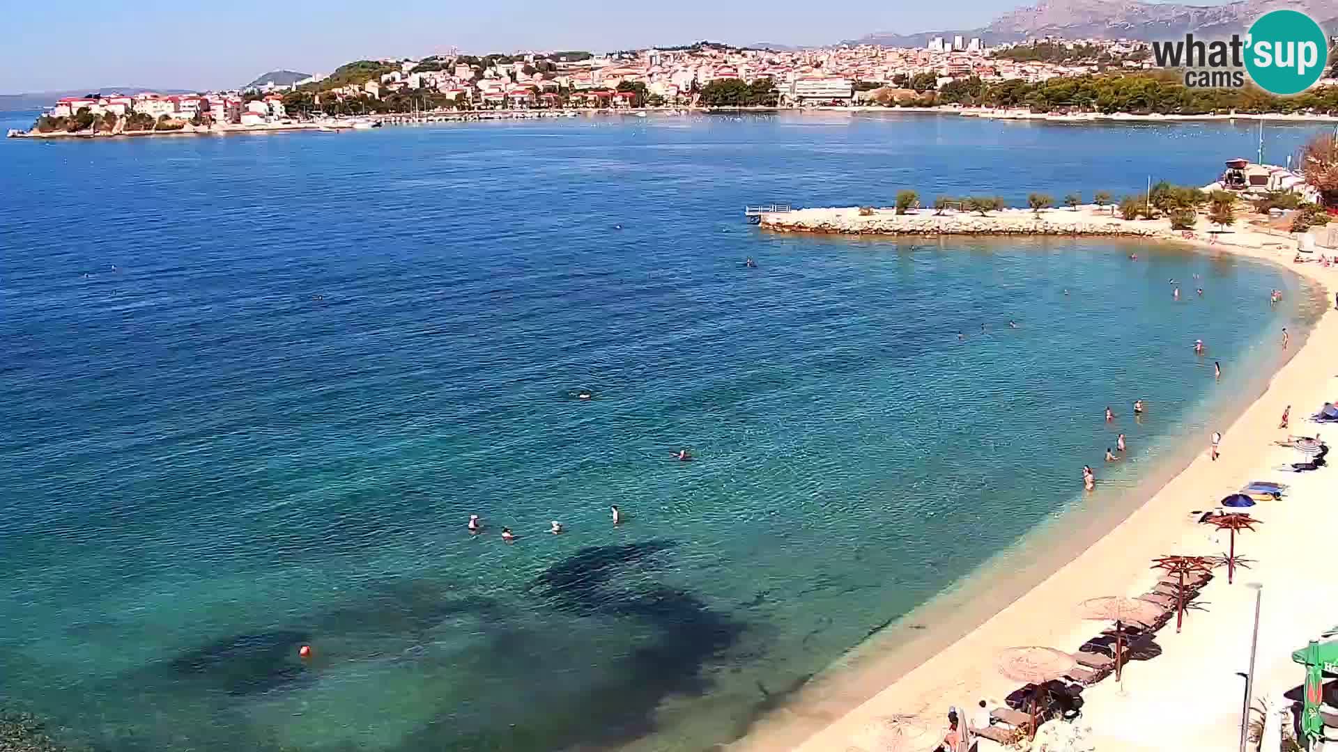 Webcam plage de Podstrana – Vue en direct depuis Hotel Split