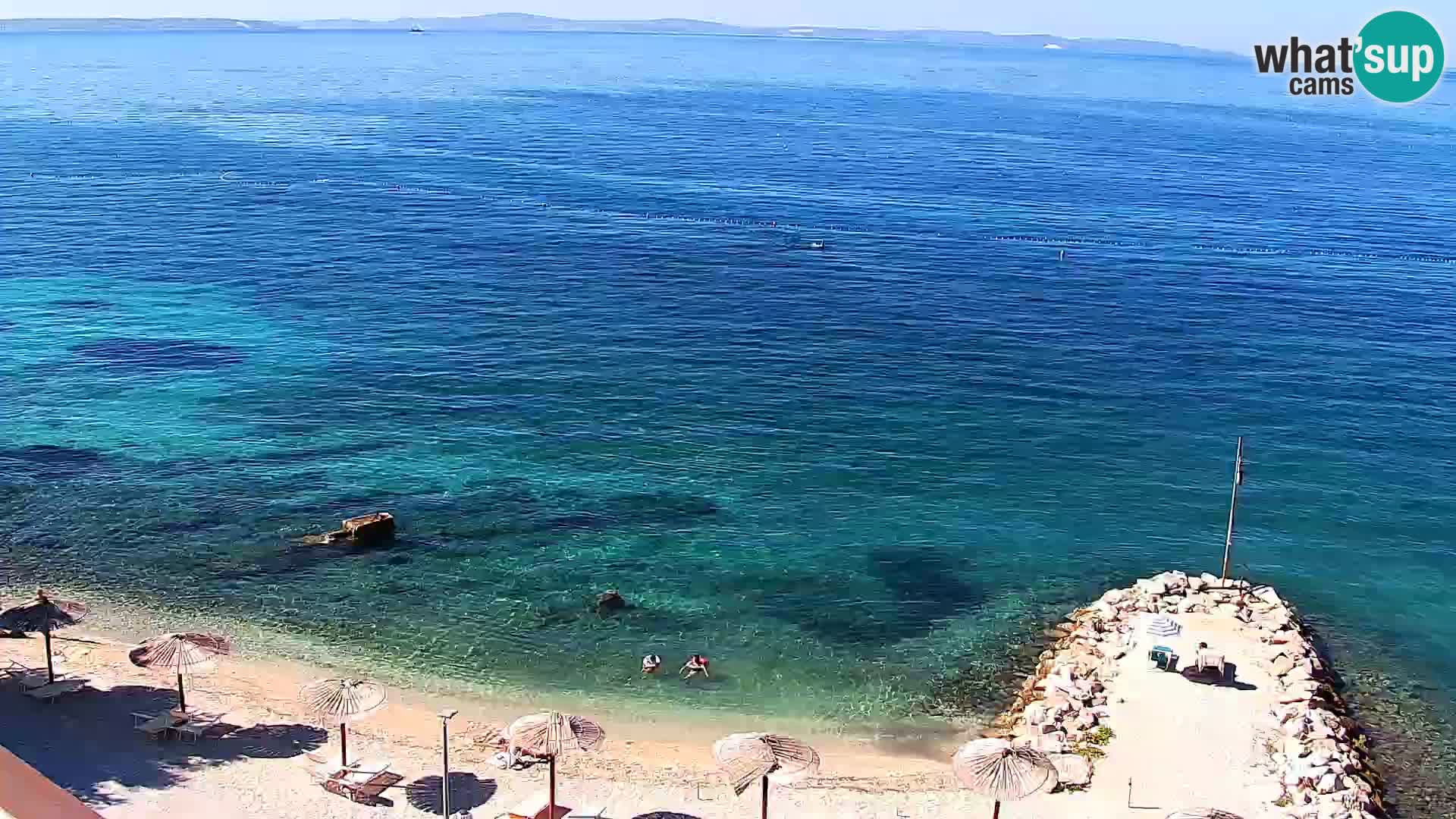 Webcam Playa de Podstrana – Vista en directo desde Hotel Split