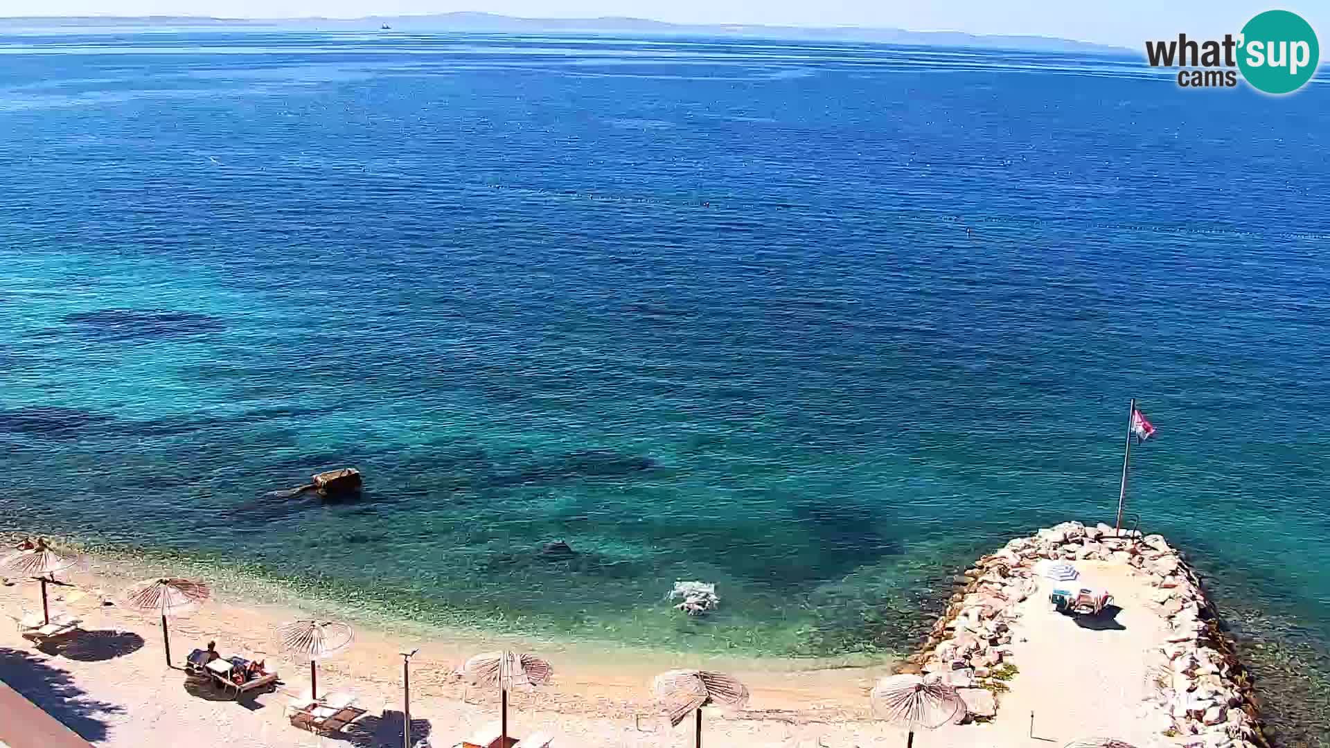 Webcam plage de Podstrana – Vue en direct depuis Hotel Split