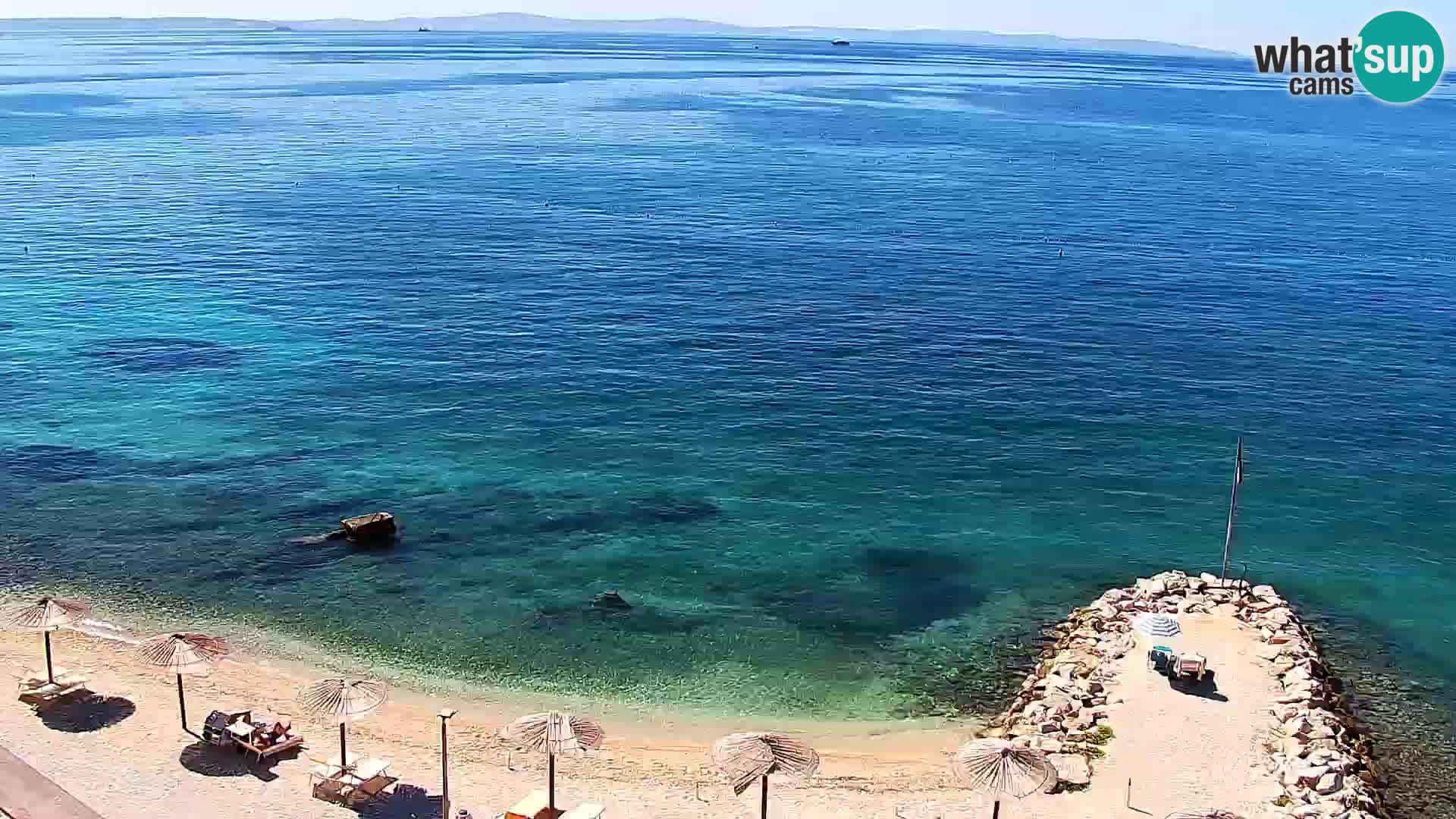 Podstrana Strand Webcam – Liveblick vom Hotel Split