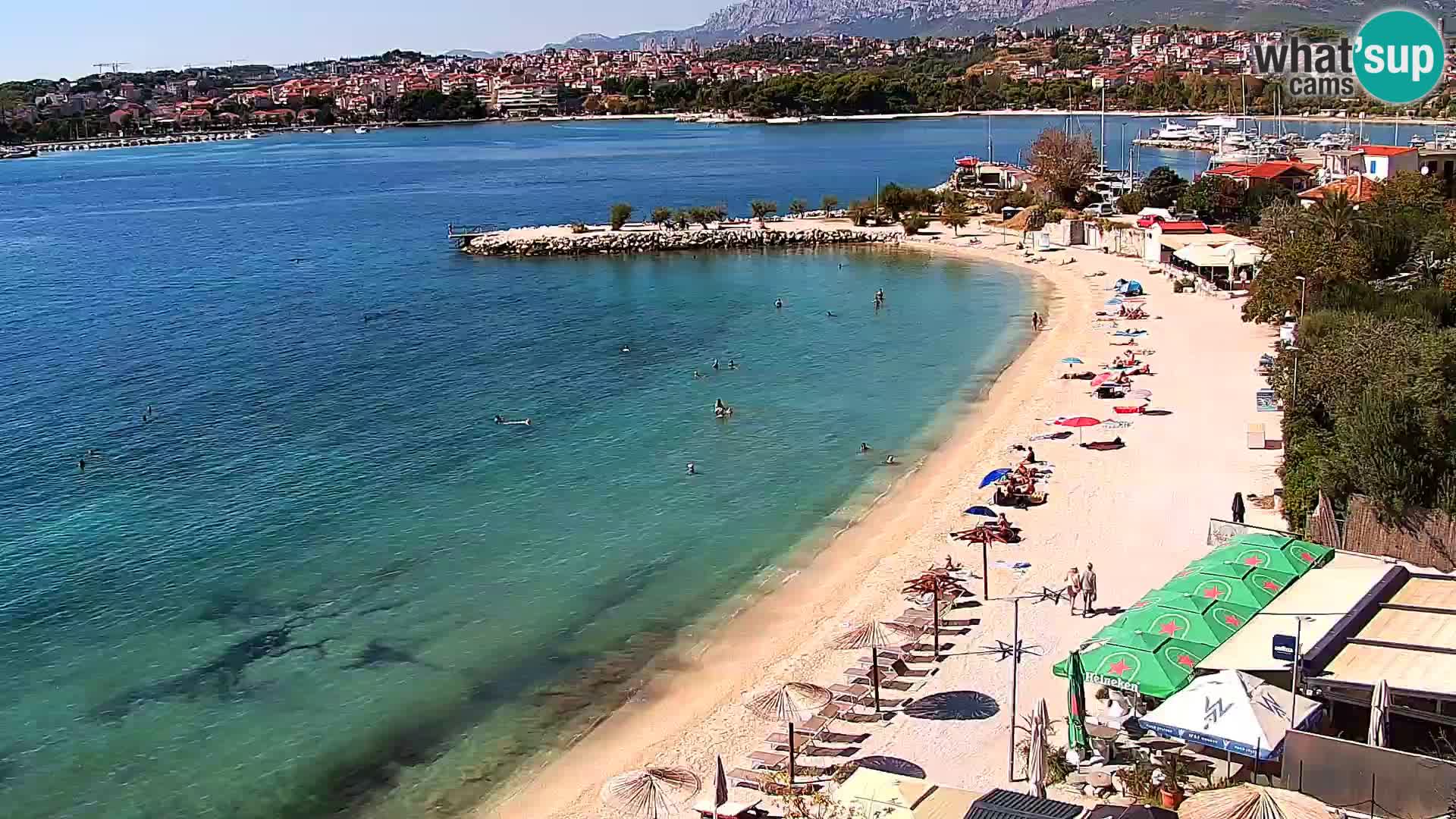 Podstrana Strand Webcam – Liveblick vom Hotel Split