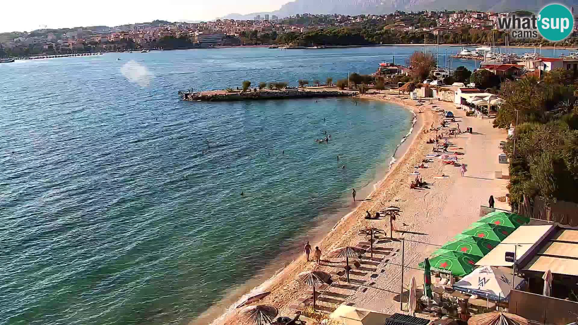 Podstrana Strand Webcam – Liveblick vom Hotel Split