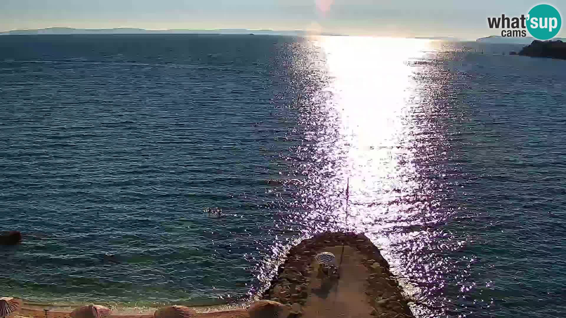 Webcam Playa de Podstrana – Vista en directo desde Hotel Split