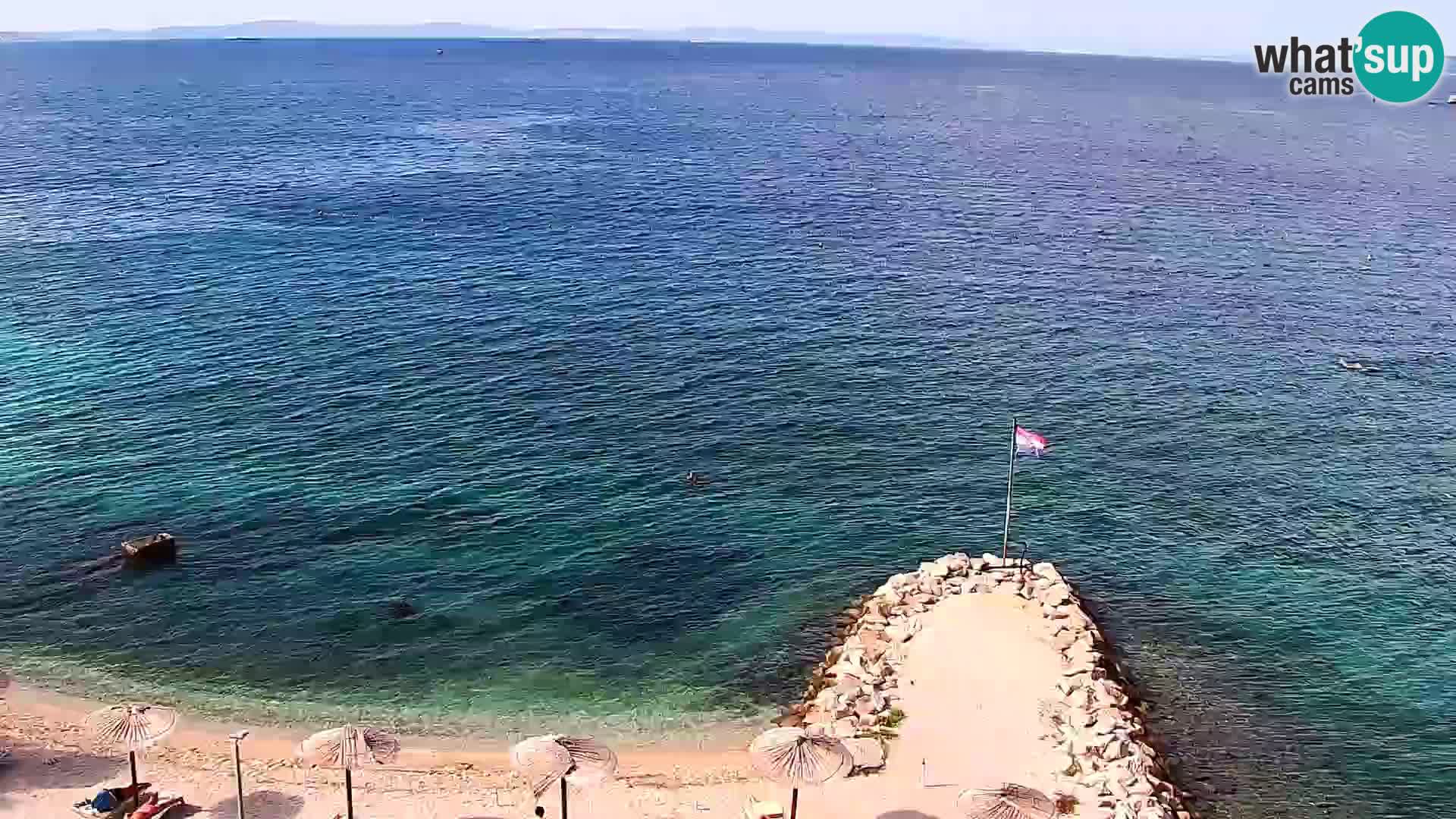 Webcam Playa de Podstrana – Vista en directo desde Hotel Split