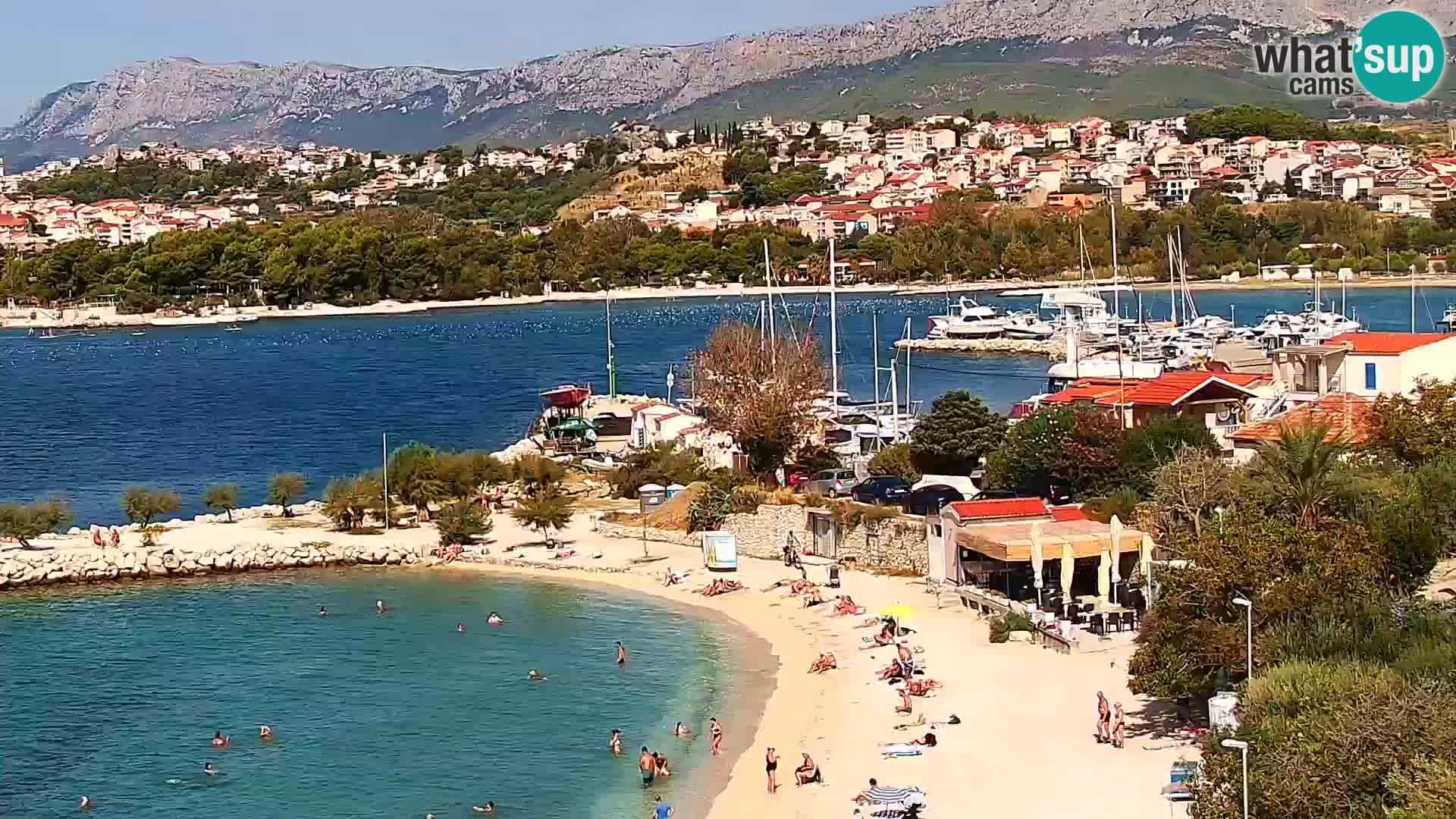 Podstrana Strand Webcam – Liveblick vom Hotel Split