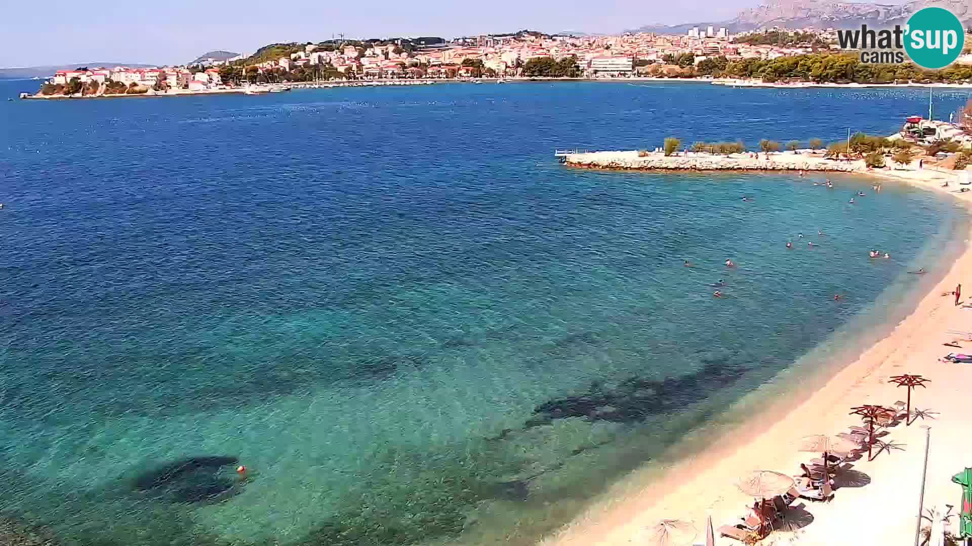 Webcam plage de Podstrana – Vue en direct depuis Hotel Split