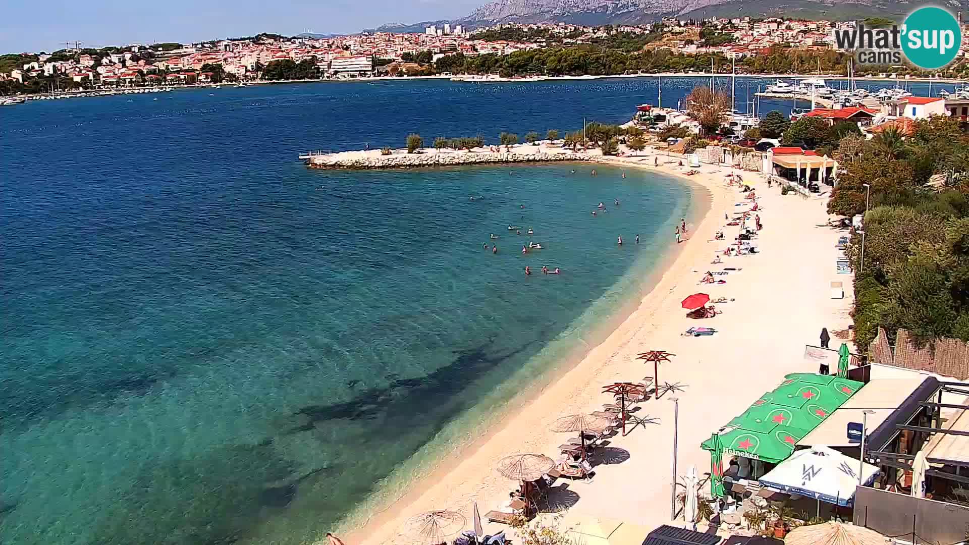 Webcam Playa de Podstrana – Vista en directo desde Hotel Split