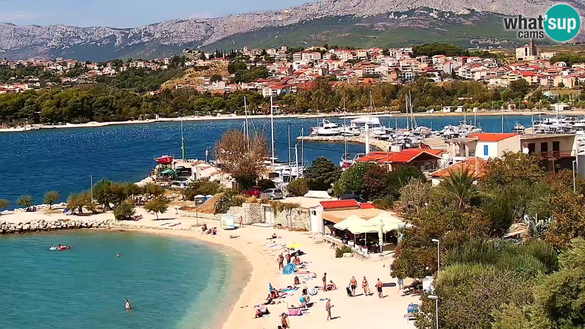 Podstrana Strand Webcam – Liveblick vom Hotel Split