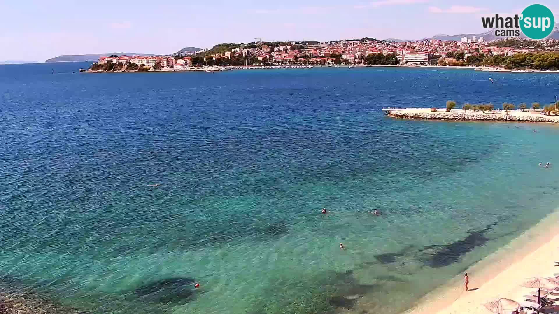 Webcam plage de Podstrana – Vue en direct depuis Hotel Split