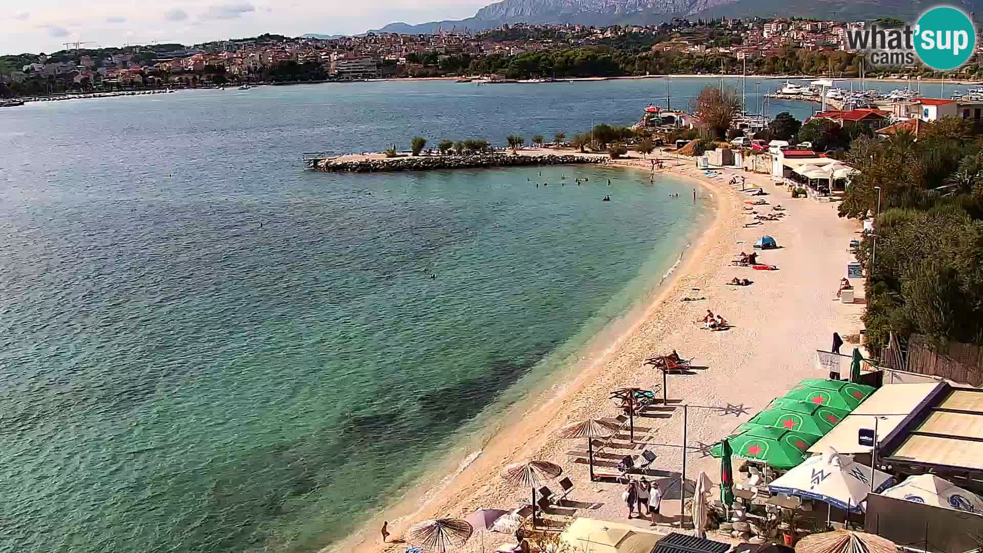 Webcam plage de Podstrana – Vue en direct depuis Hotel Split