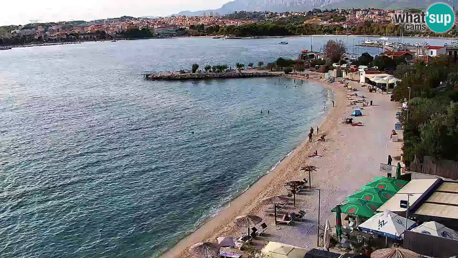 Webcam plage de Podstrana – Vue en direct depuis Hotel Split