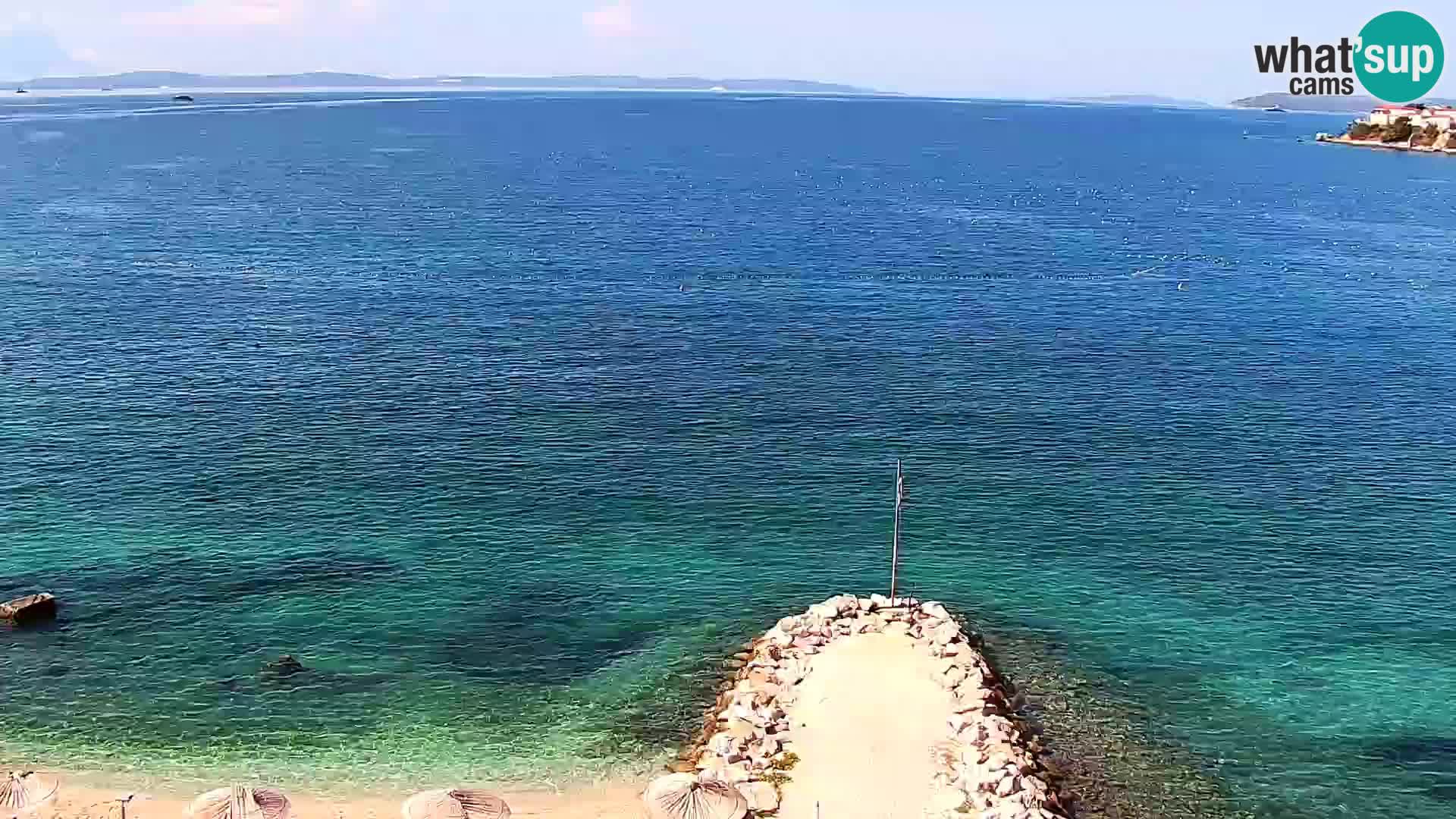 Web kamera Plaža Podstrana – Pogled uživo