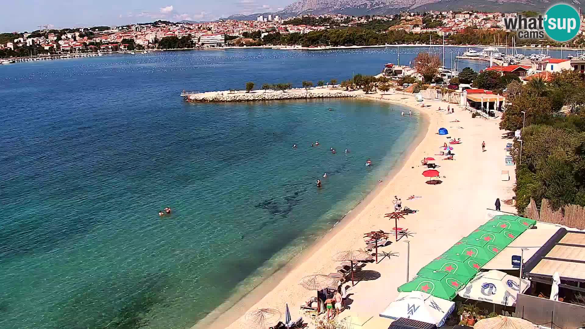 Webcam Playa de Podstrana – Vista en directo desde Hotel Split