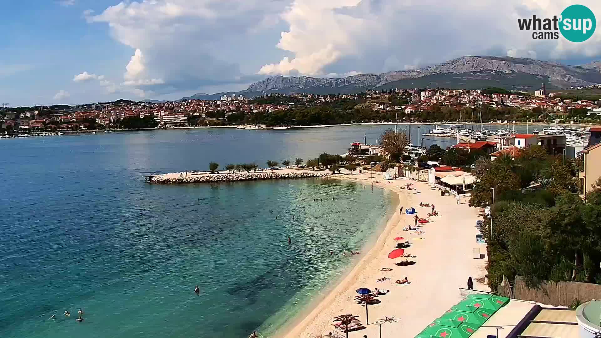Webcam Playa de Podstrana – Vista en directo desde Hotel Split
