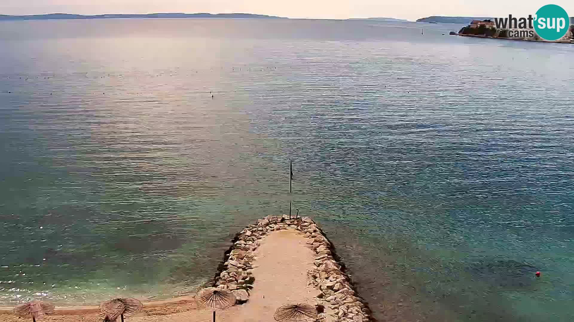 Webcam Playa de Podstrana – Vista en directo desde Hotel Split