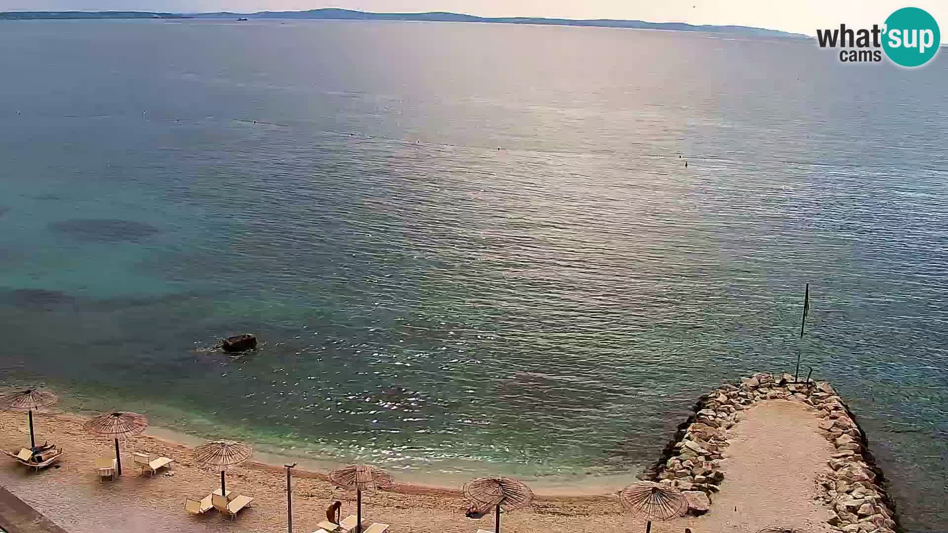 Webcam plage de Podstrana – Vue en direct depuis Hotel Split