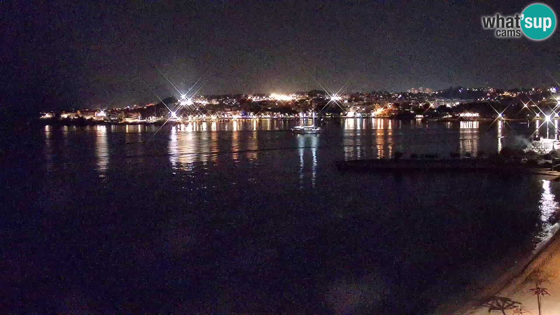 Spletna kamera Plaža Podstrana – Pogled v živo