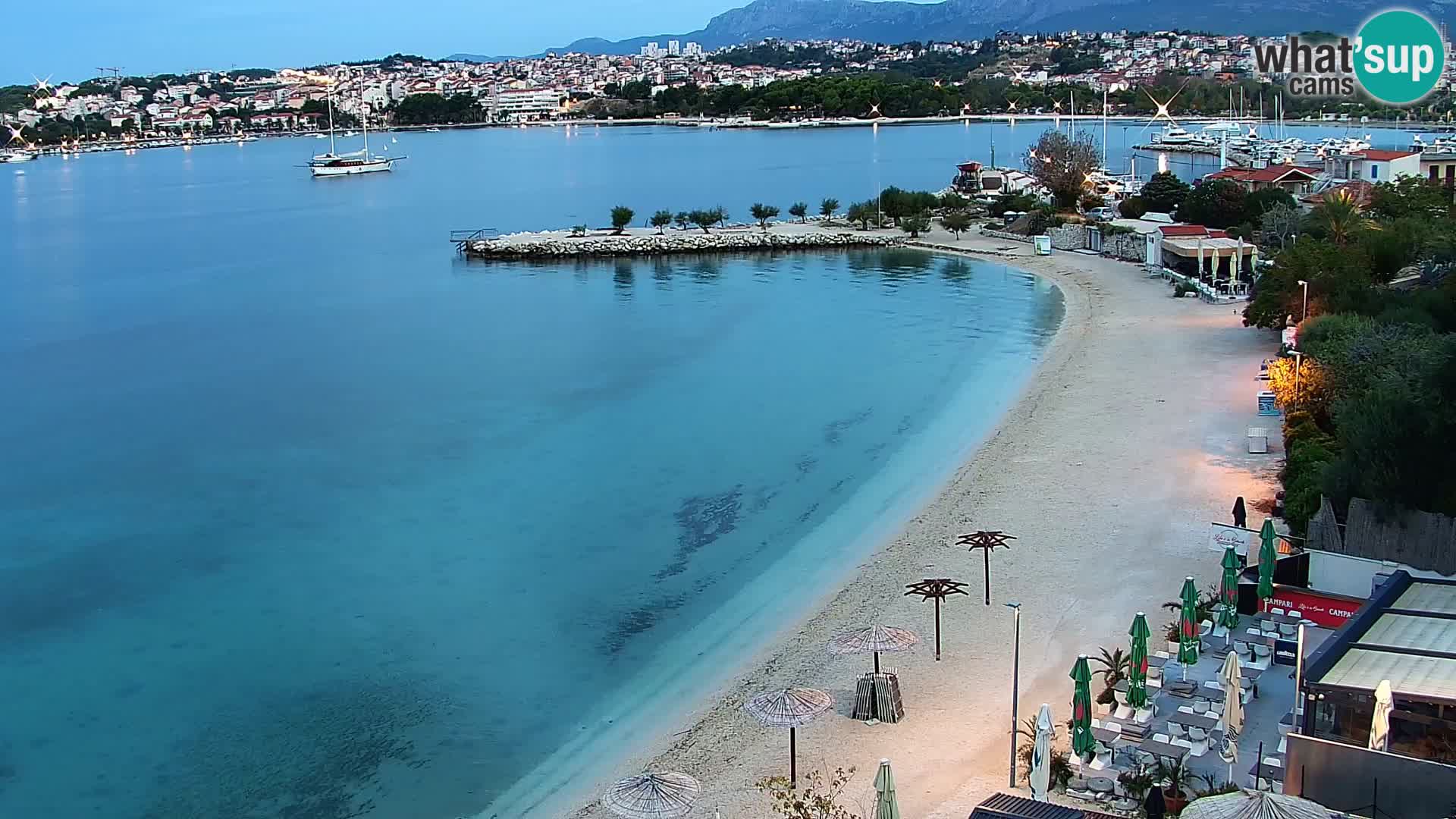 Podstrana Strand Webcam – Liveblick vom Hotel Split