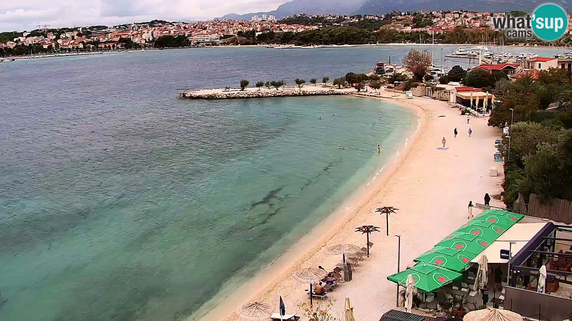 Podstrana Strand Webcam – Liveblick vom Hotel Split