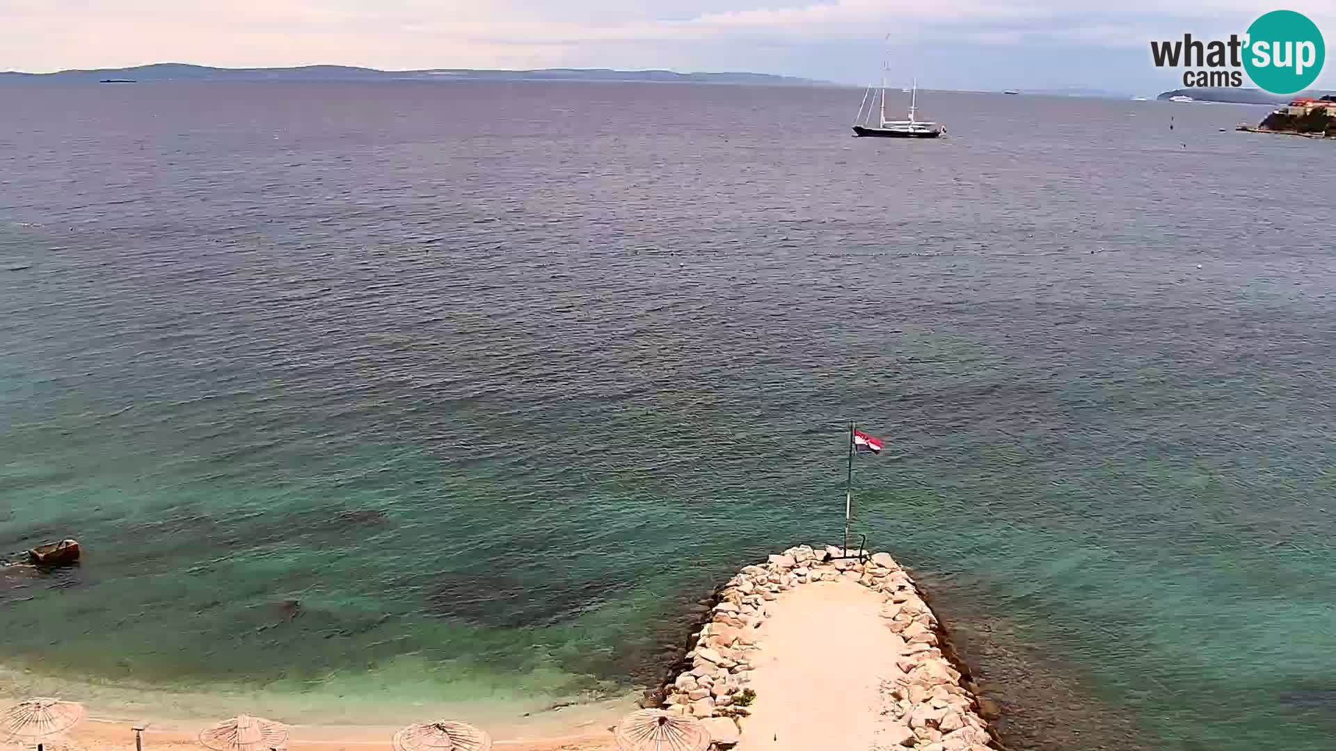 Podstrana Strand Webcam – Liveblick vom Hotel Split