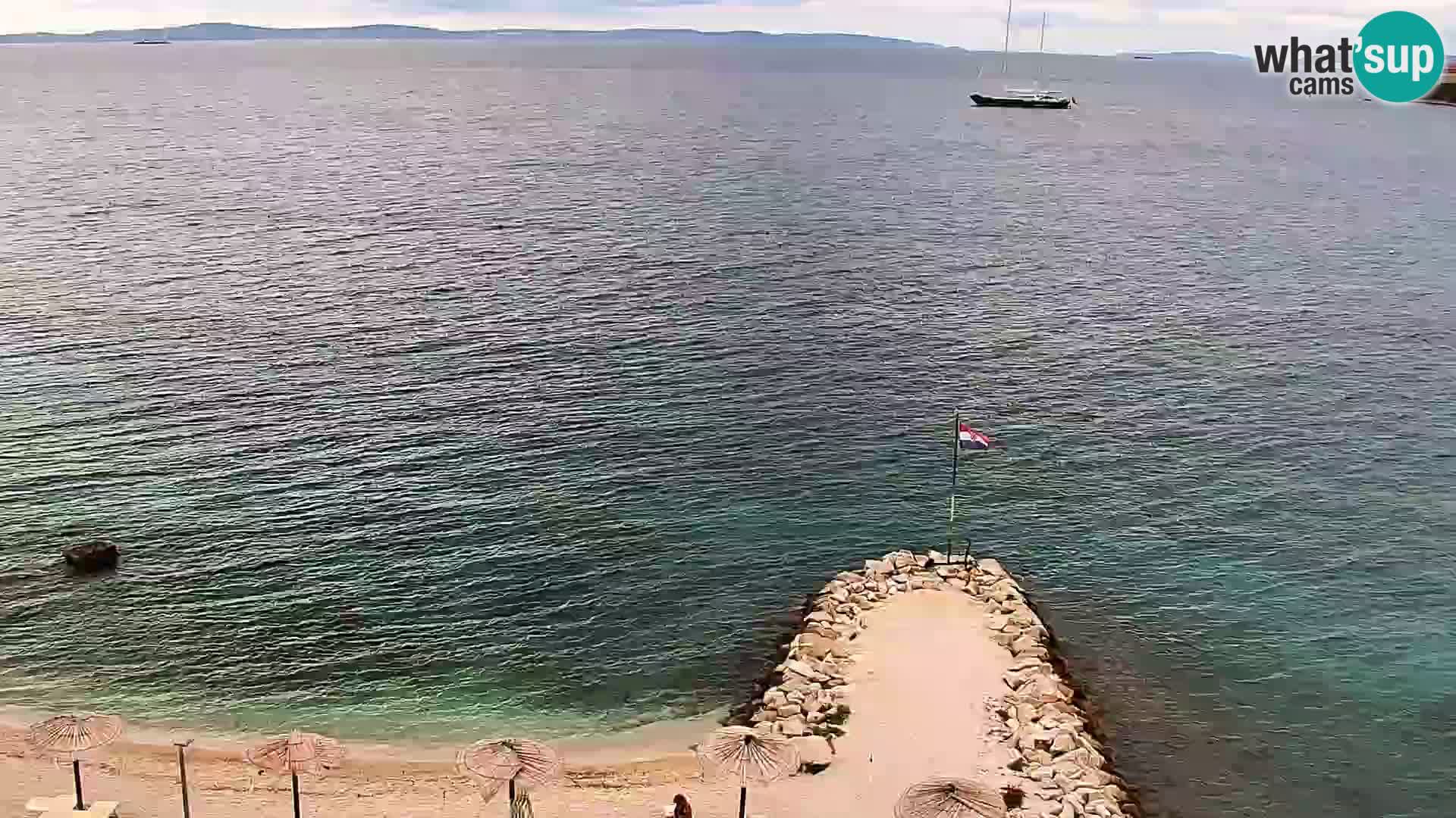 Webcam Playa de Podstrana – Vista en directo desde Hotel Split