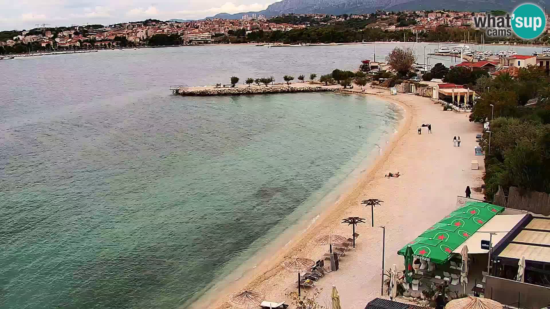 Webcam plage de Podstrana – Vue en direct depuis Hotel Split