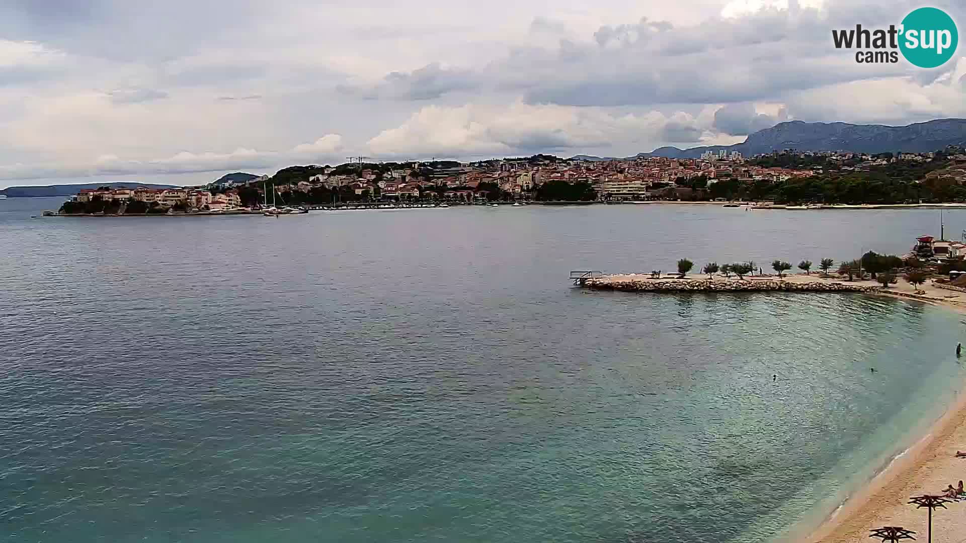 Podstrana Strand Webcam – Liveblick vom Hotel Split