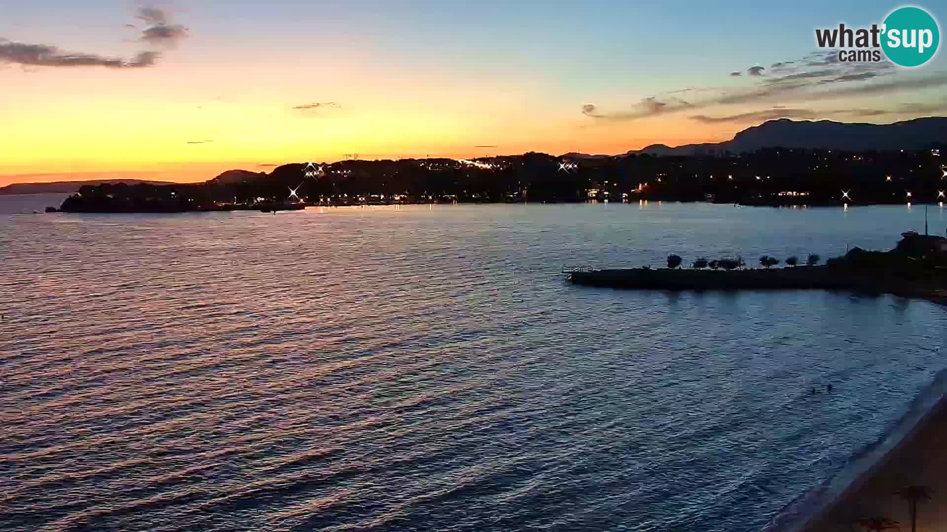 Webcam plage de Podstrana – Vue en direct depuis Hotel Split