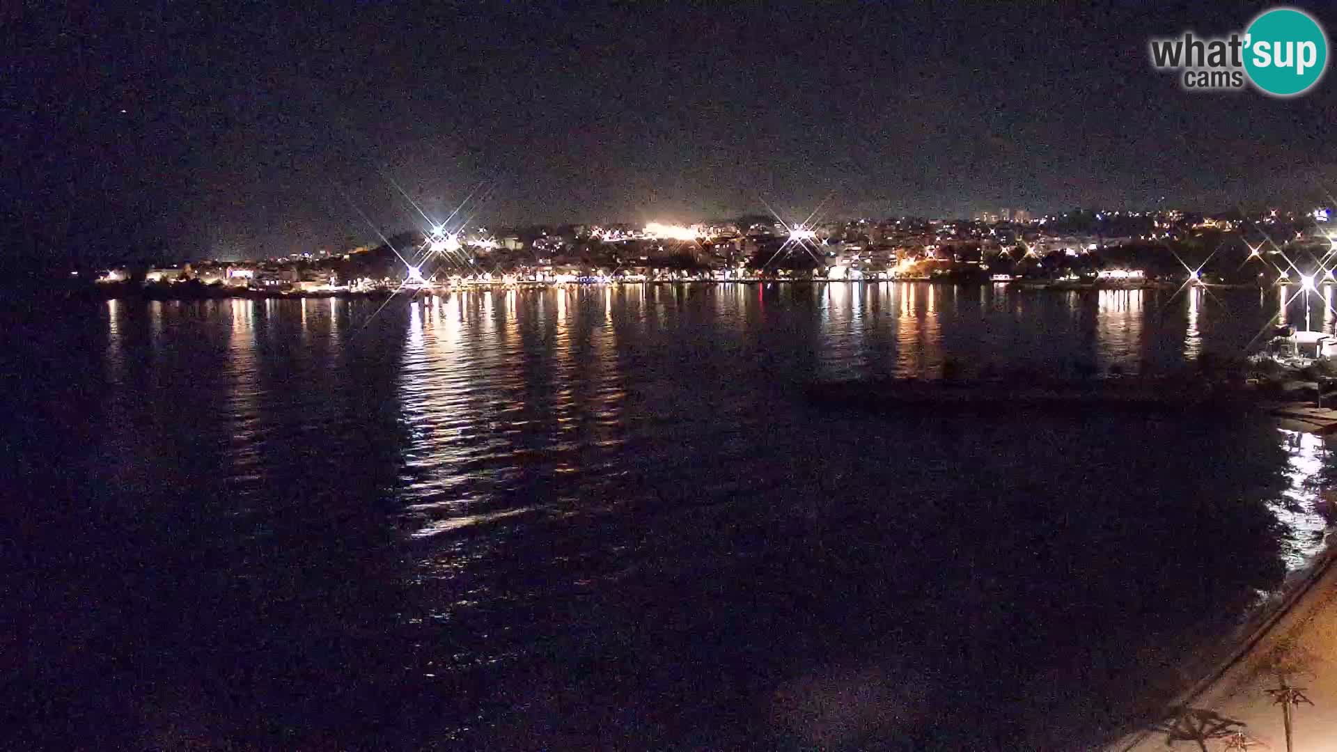 Spletna kamera Plaža Podstrana – Pogled v živo